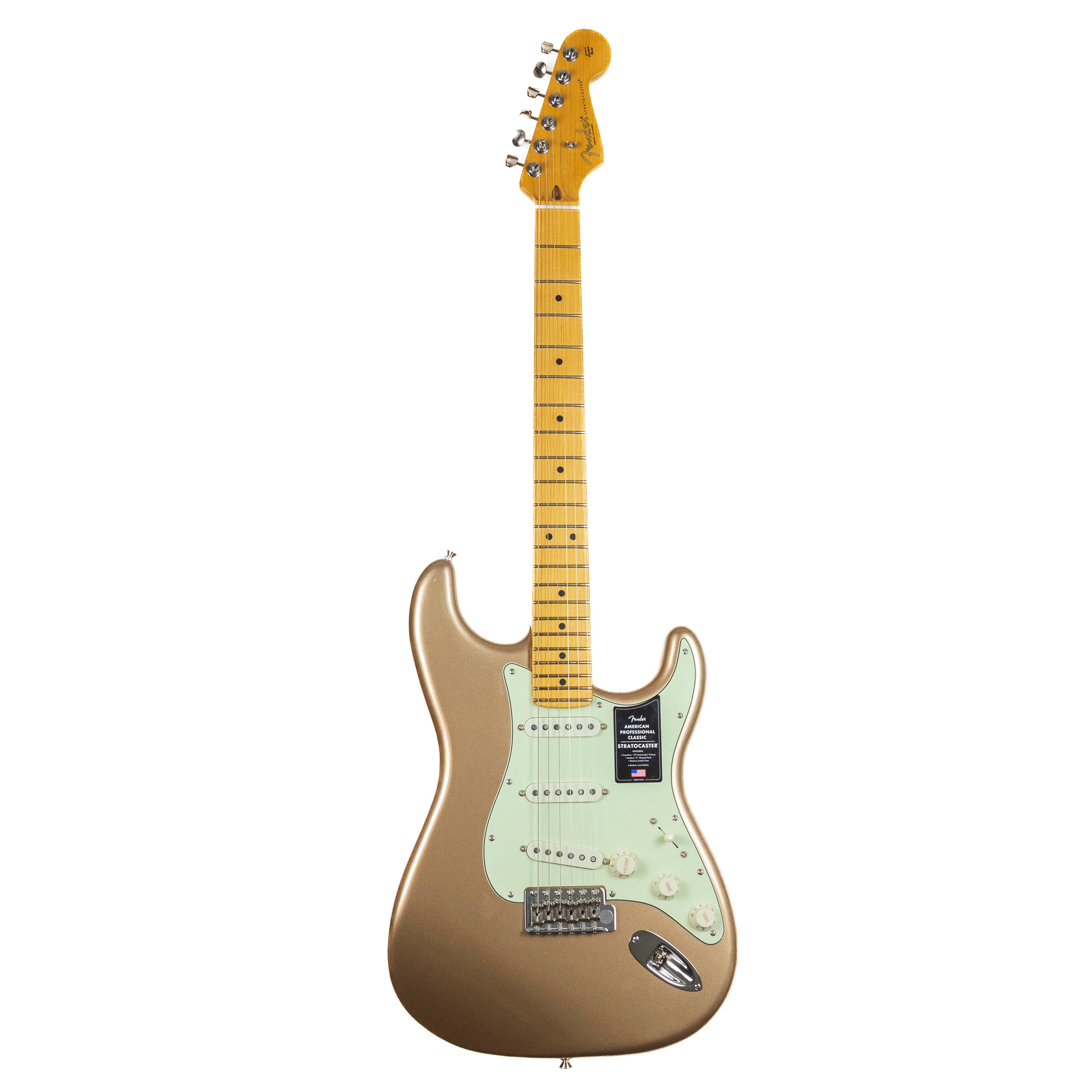 Fender American Professional Classic Stratocaster, Faded Firemist Gold