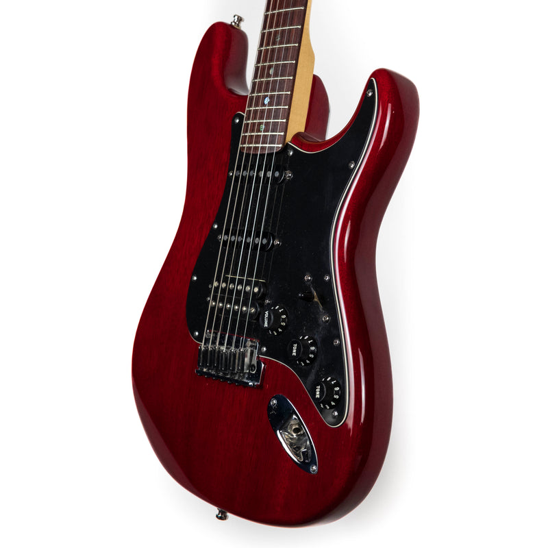 Fender 2005 American Select Strat HSS, Mahogany Crimson Red