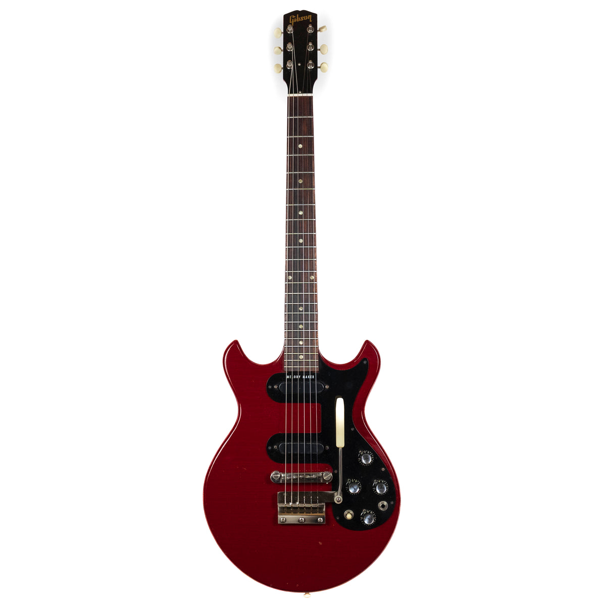 Gibson 1965 Melody Maker D Vibrola, Cardinal Red — Rudy's Music