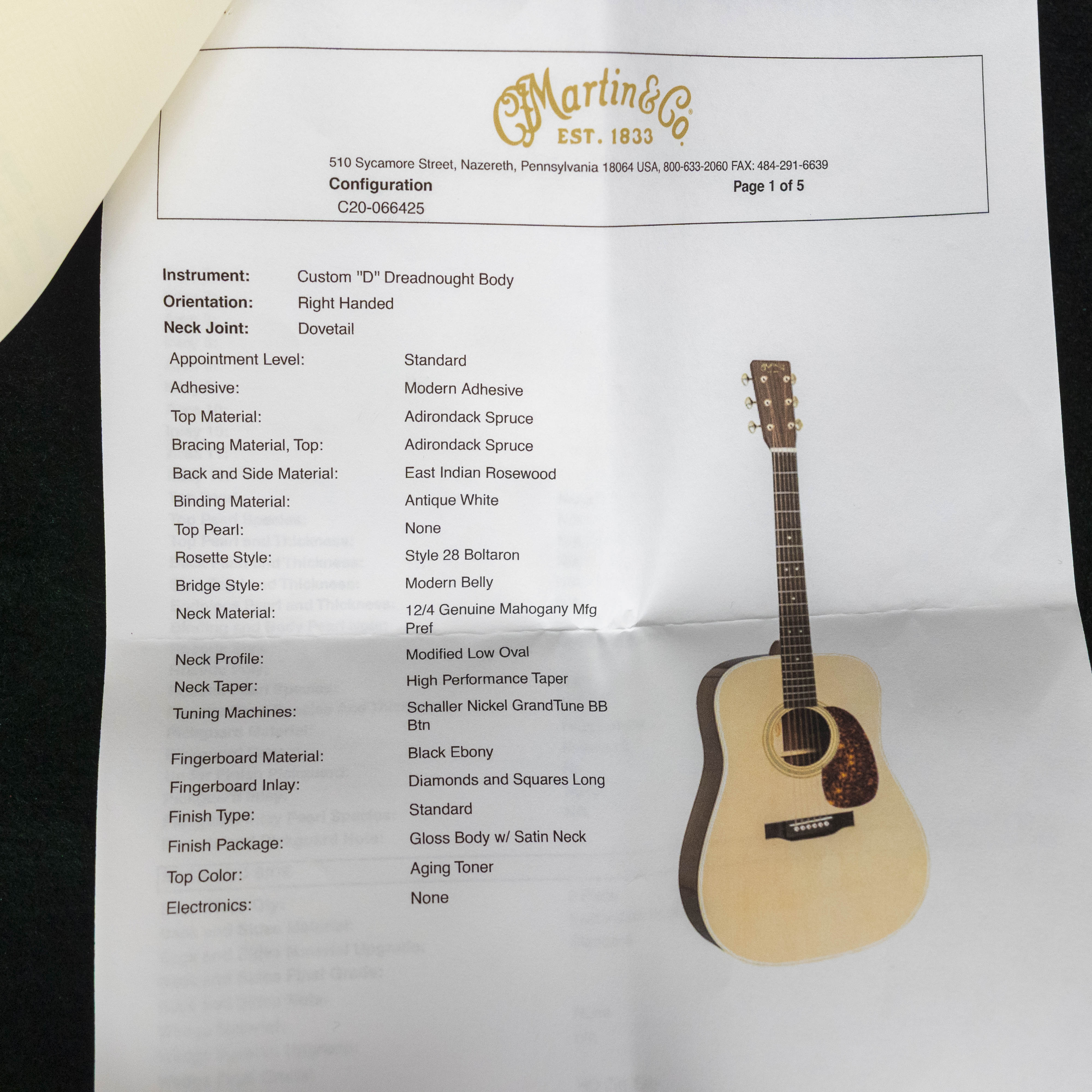 Martin Custom Shop 2021 HD-28 "Reimagined" Adirondack / Indian Rosewood