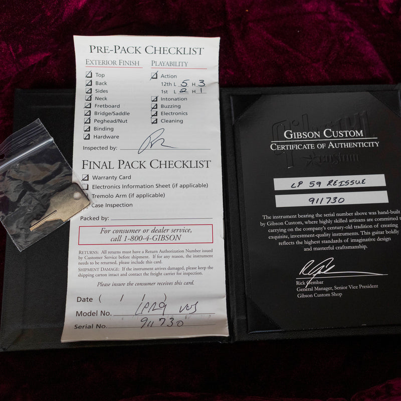 Gibson Custom Shop 2011 Les Paul R9, Cherry Sunburst