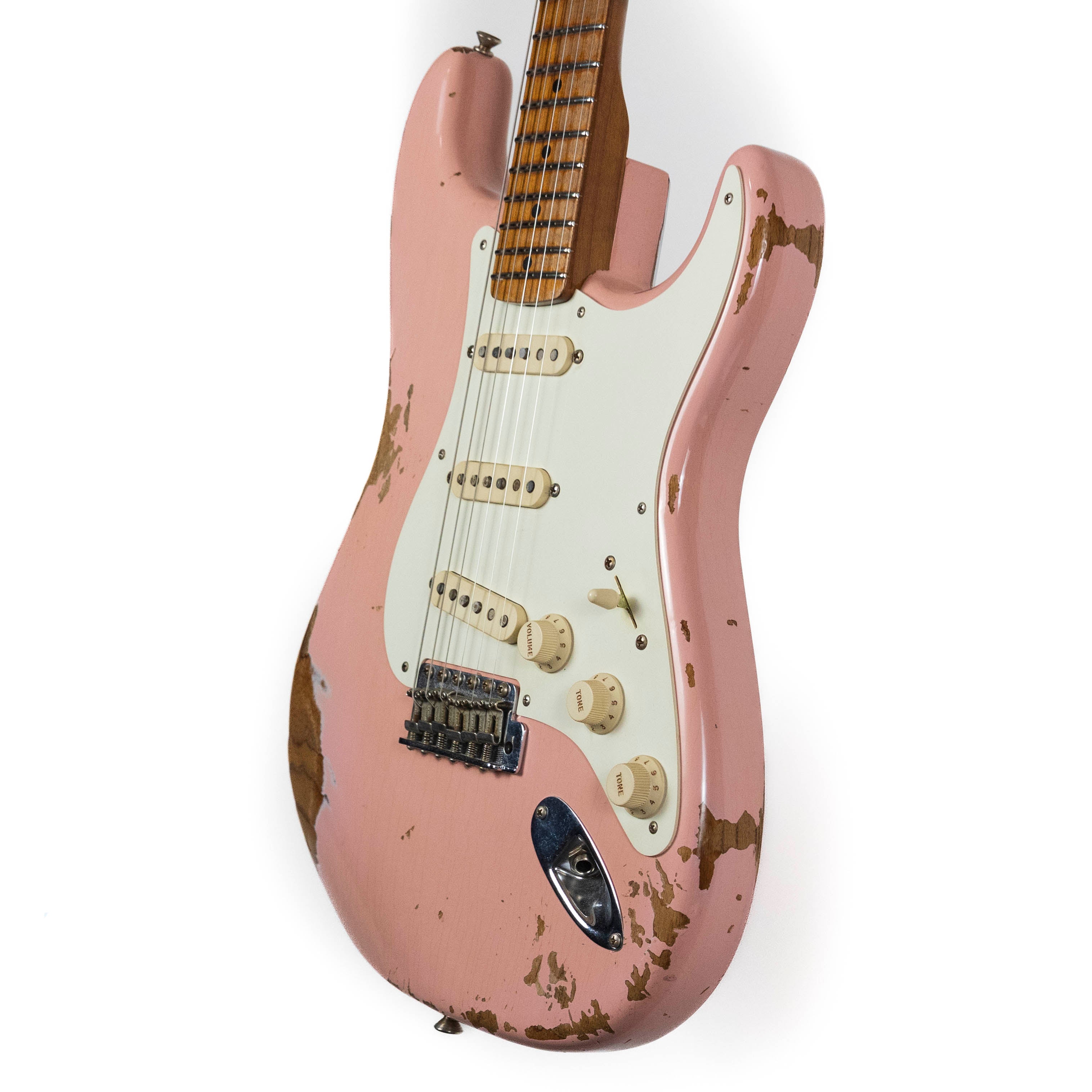 Fender Custom Shop 2019 '57 Strat,  Heavy Relic Shell Pink