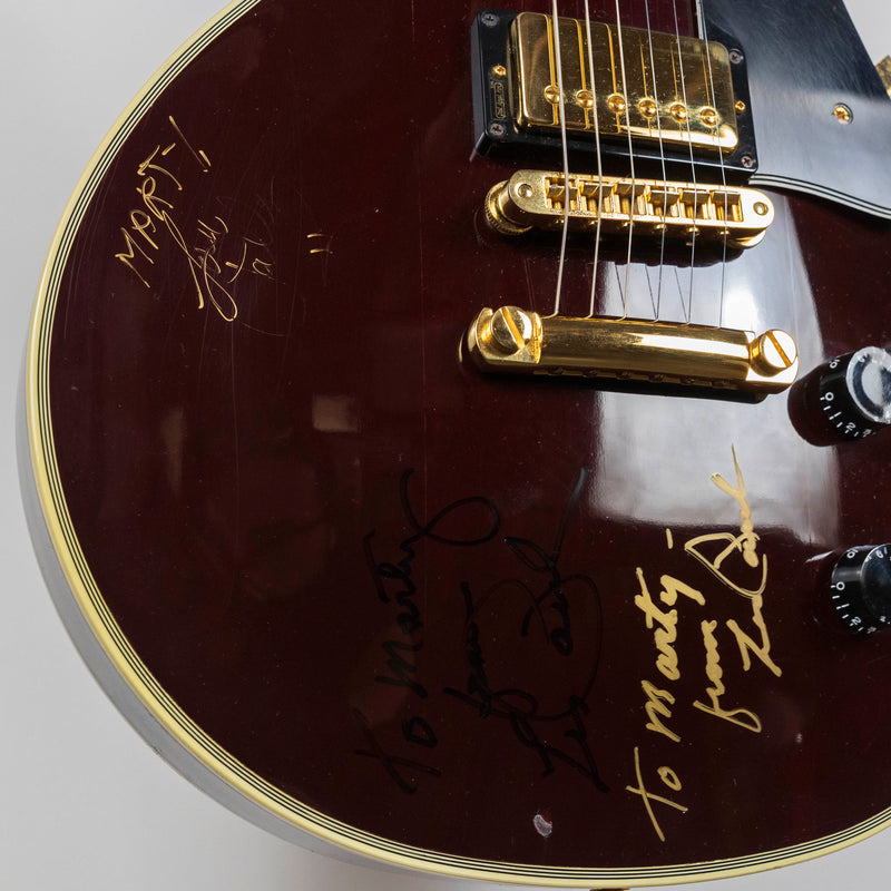 Gibson 1984 Les Paul Custom, Wine Red, Signed by Les Paul