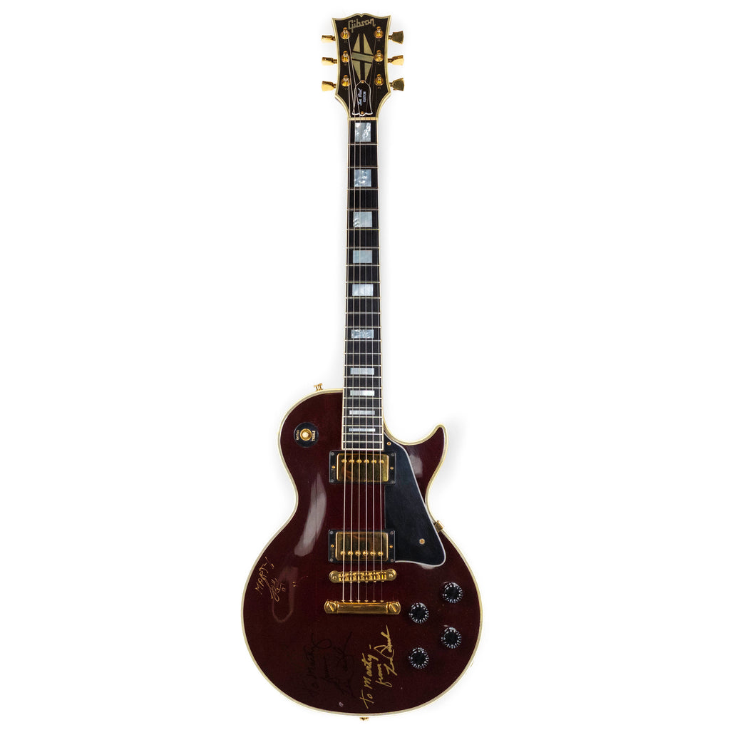 1984年製 Gibson Les Paul Custom Gibson 1984 Les Paul Custom, Wine Red, Signed by Les Paul — Rudy's