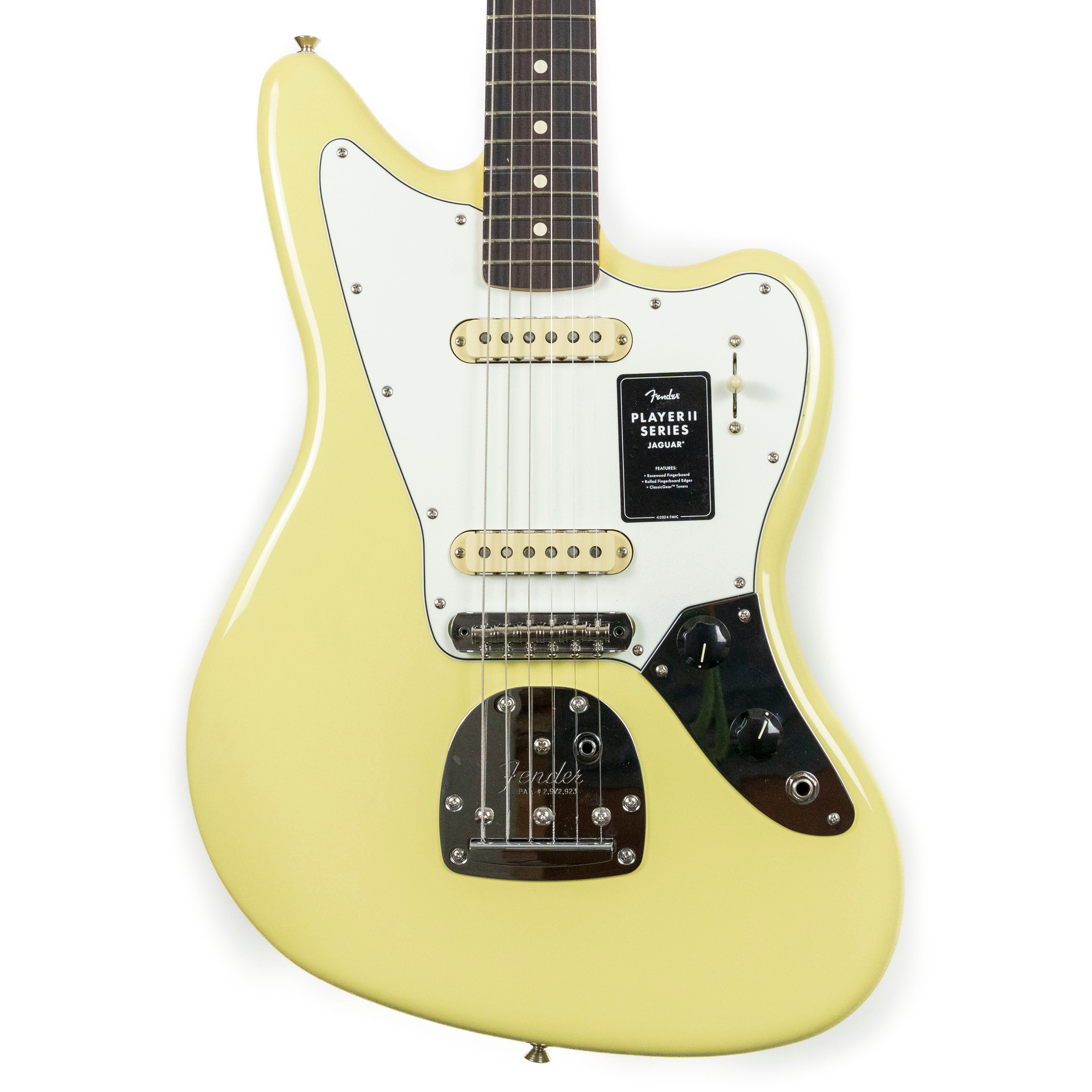 Fender Player II Jaguar, Hialeah Yellow — Rudy's Music