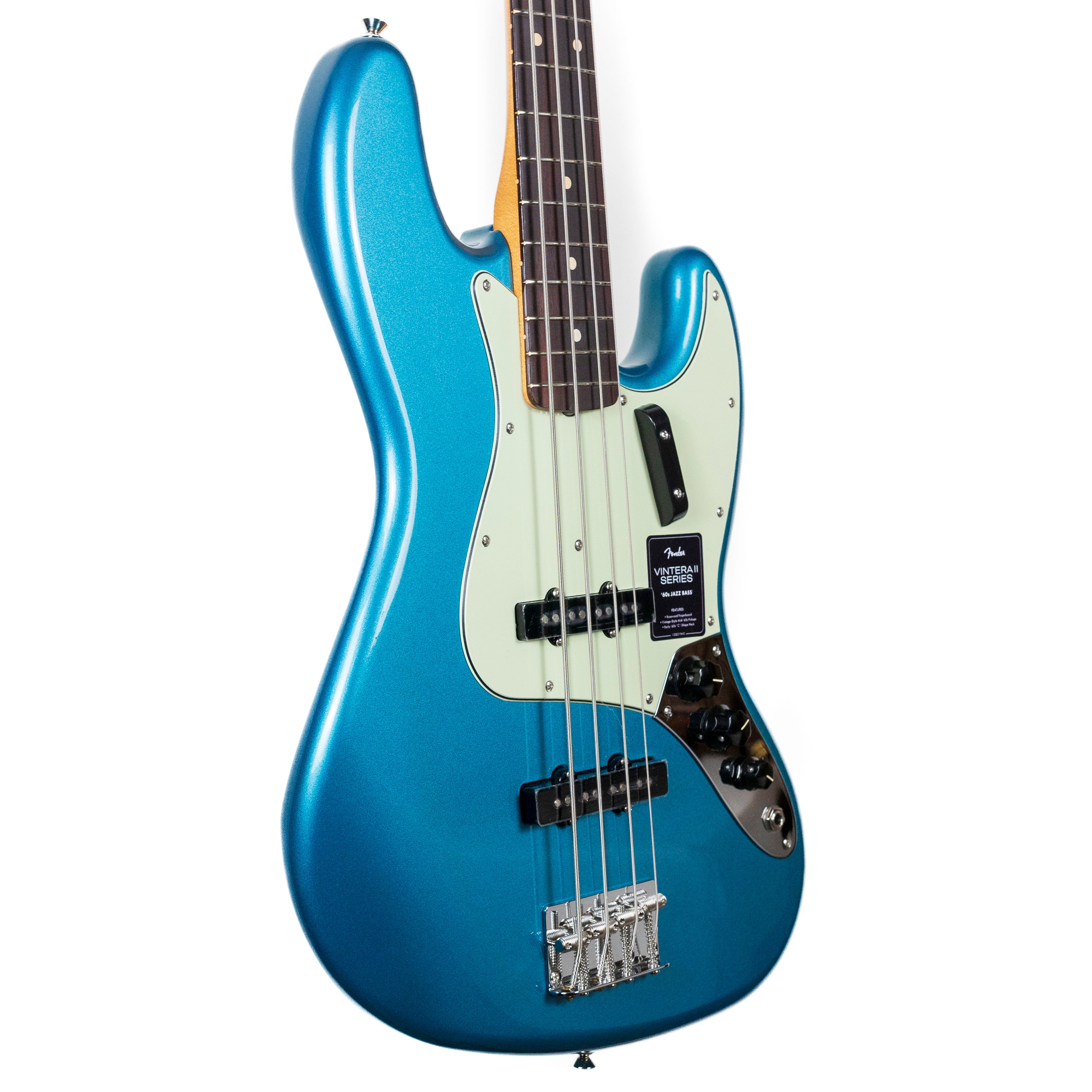 Fender Vintera II 60's Jazz Bass, Lake Placid Blue — Rudy's Music