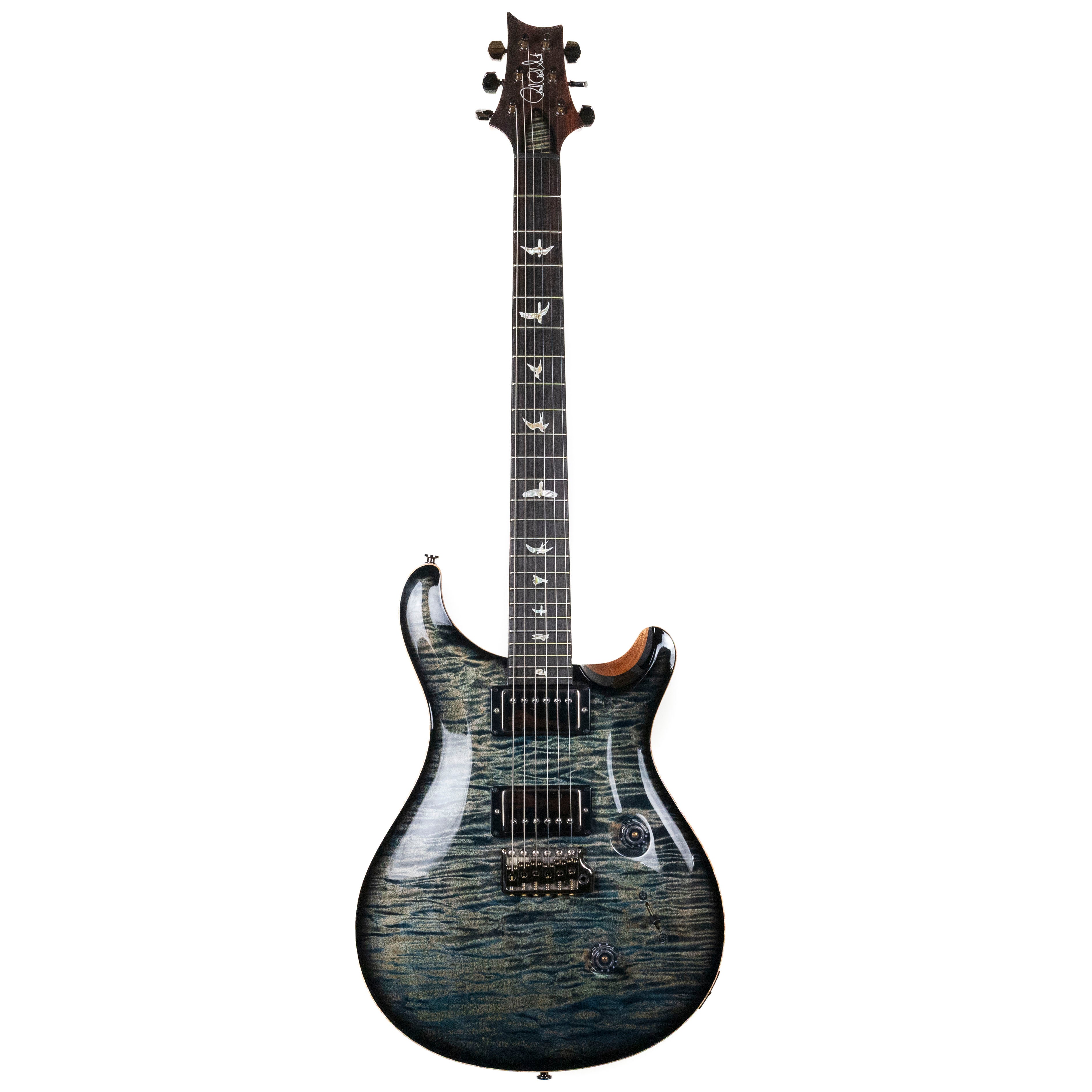 PRS 2021 Custom 24, Employee Guitar Custom Built, Gray Black 10 Top