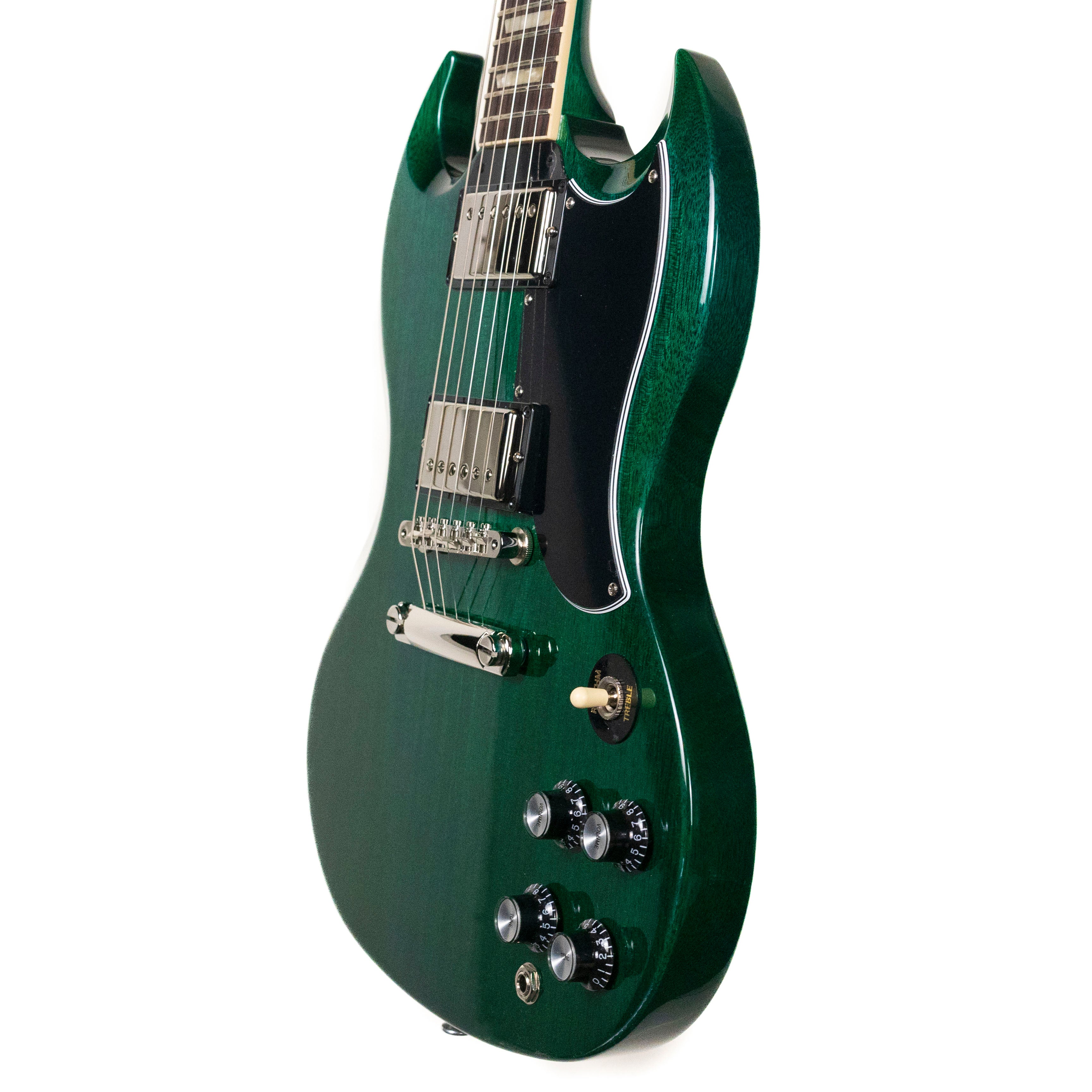 Gibson SG Standard '61 Stop Bar, Translucent Teal