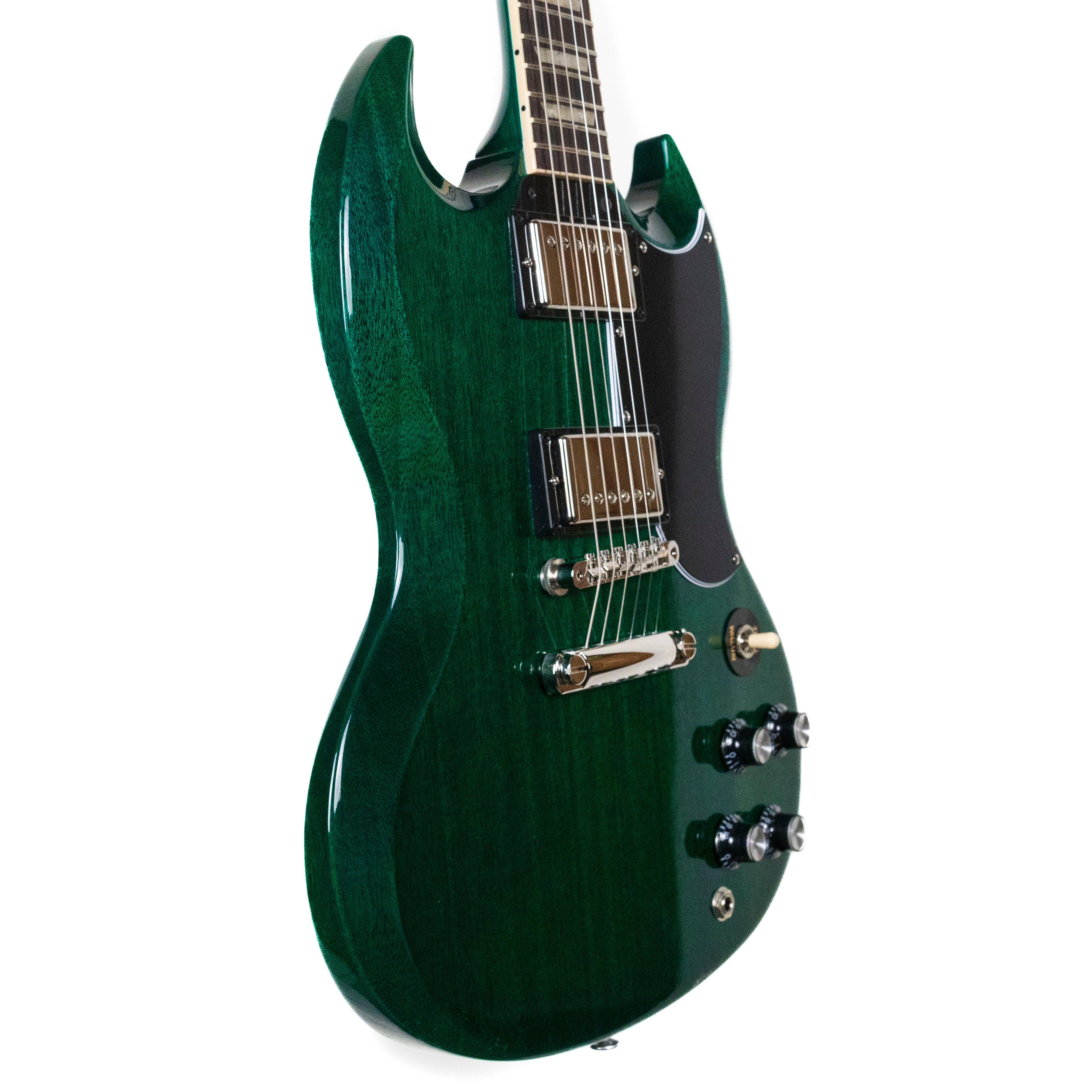 Gibson SG Standard '61 Stop Bar, Translucent Teal