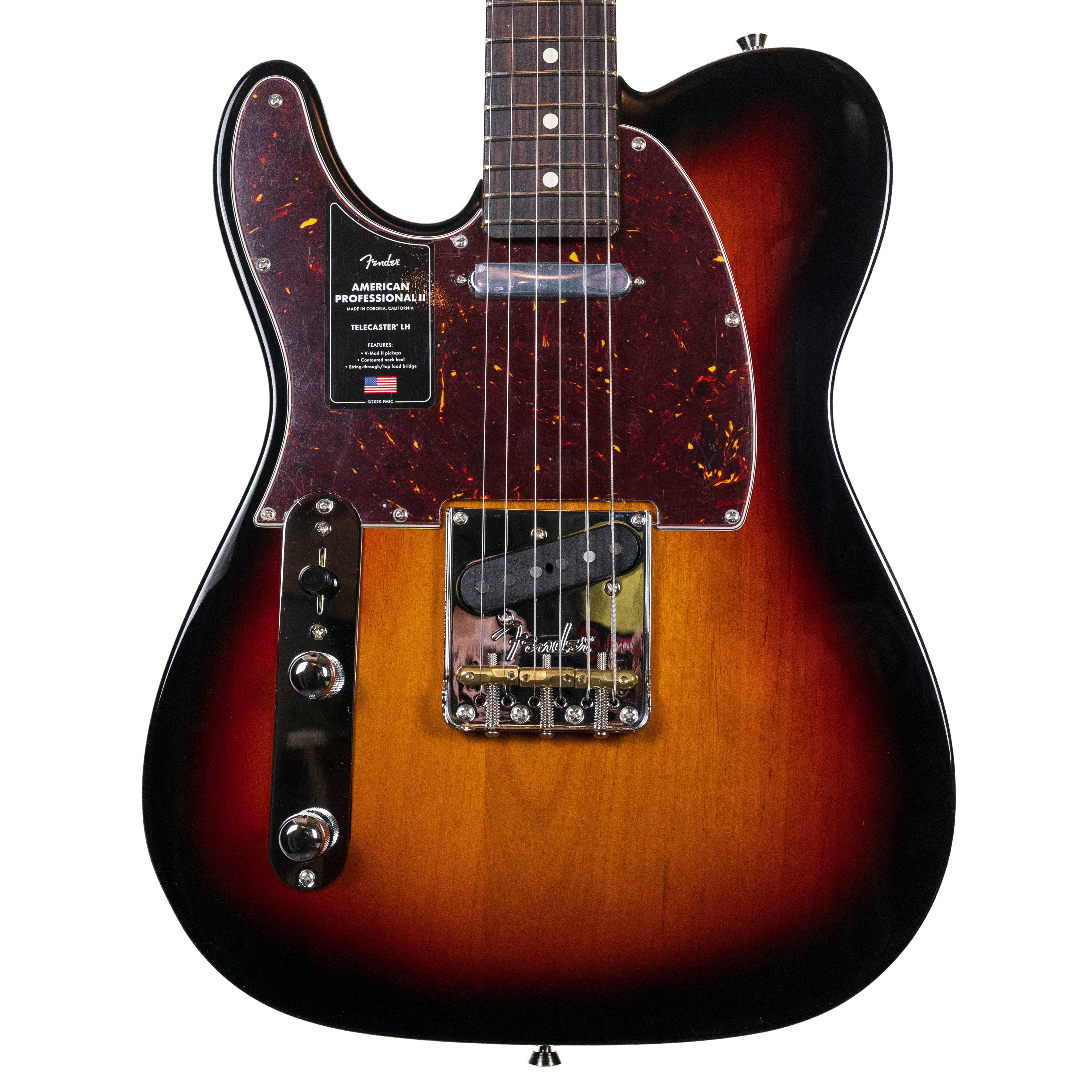 Fender American Pro II Tele, Left Handed Sunburst