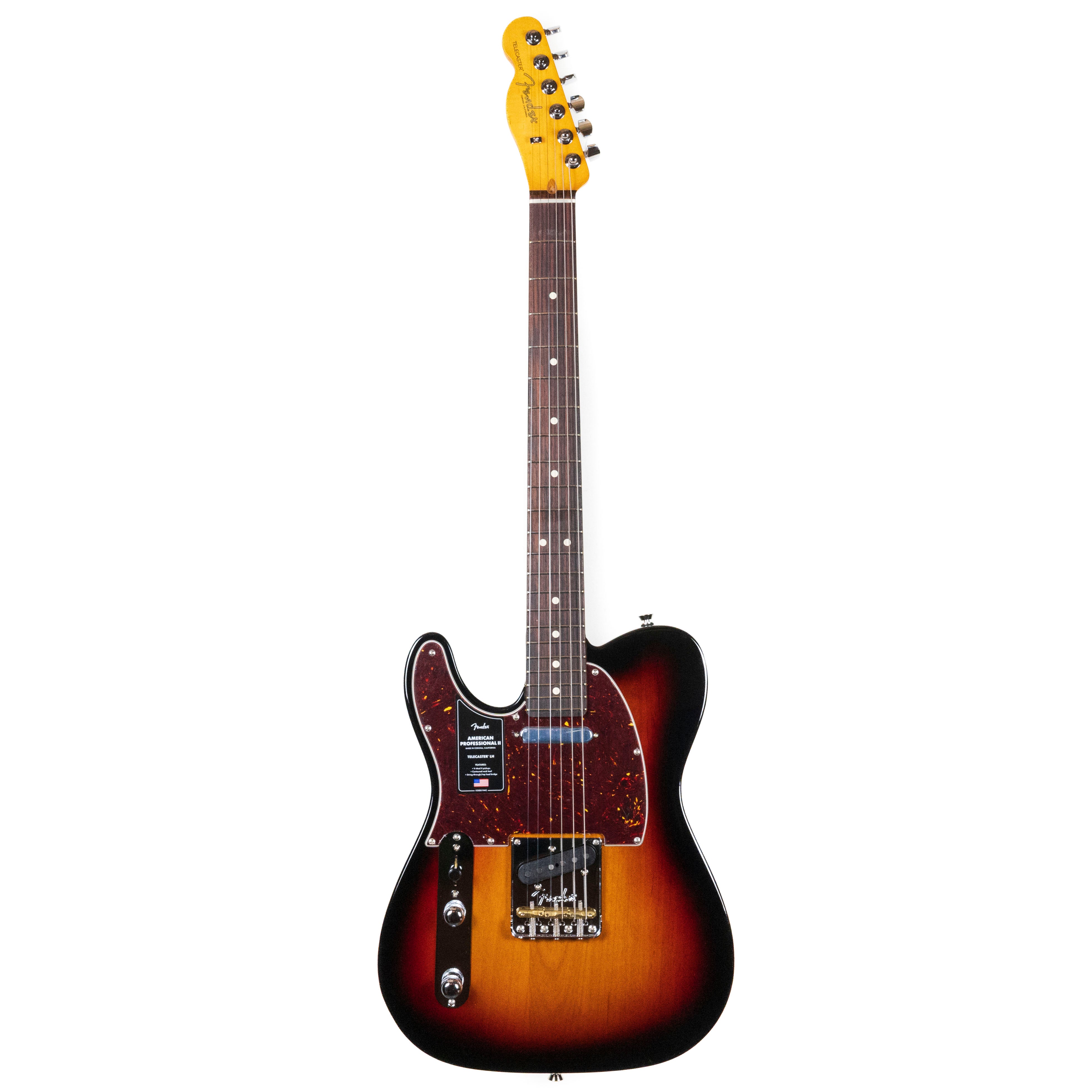 Fender American Pro II Tele, Left Handed Sunburst