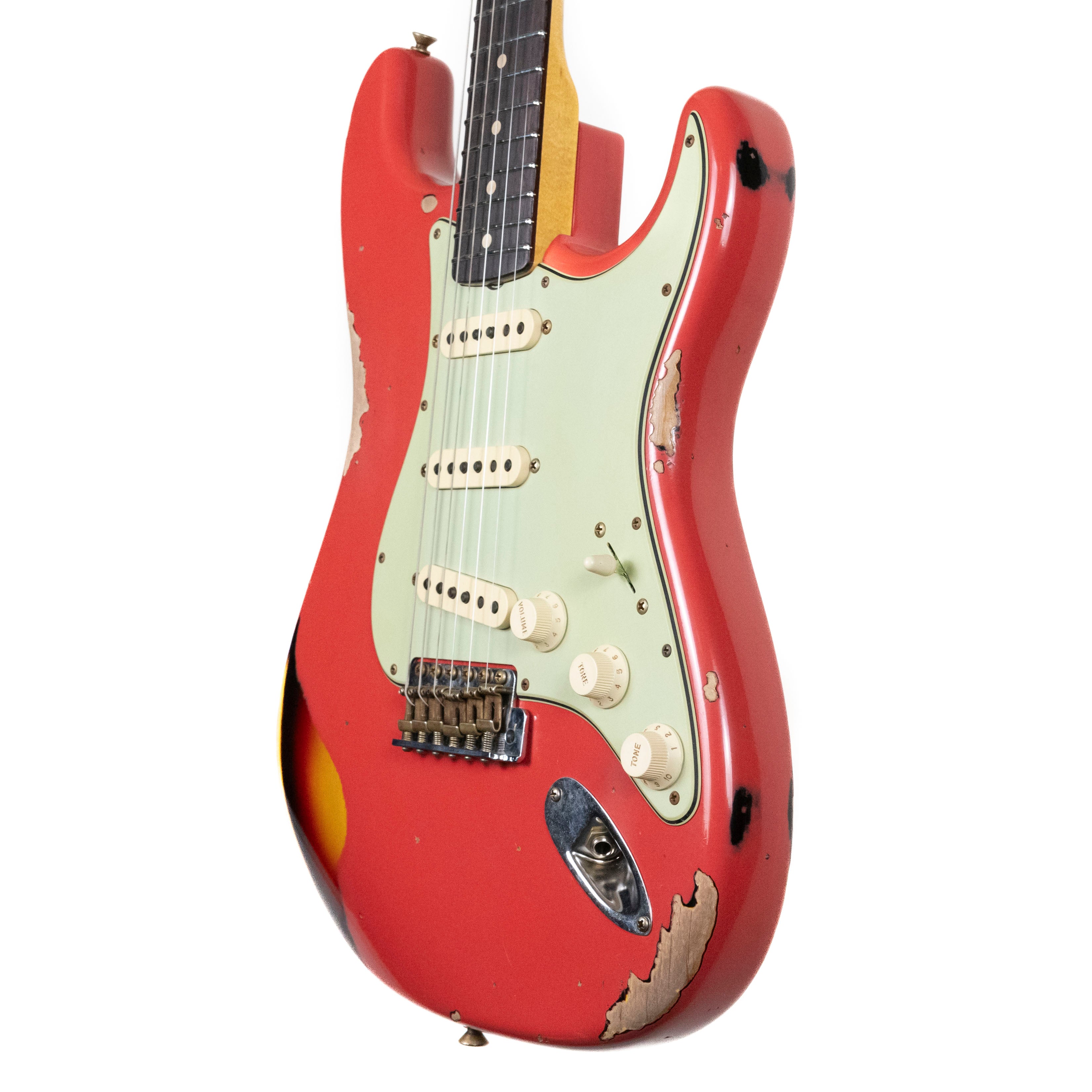 Fender Custom Shop 1962 Strat Fiesta Red Over Sunburst