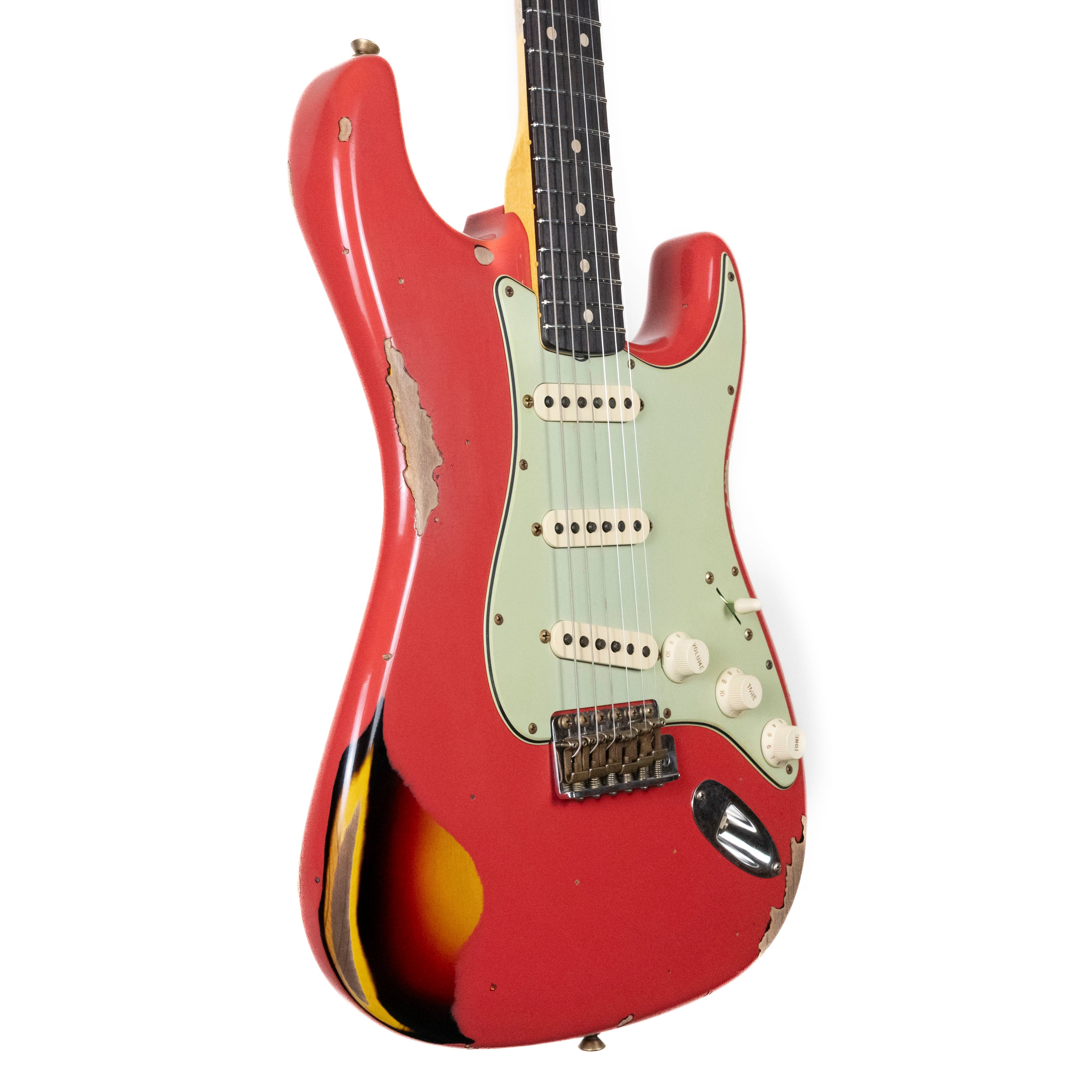 Fender Custom Shop 1962 Strat Fiesta Red Over Sunburst