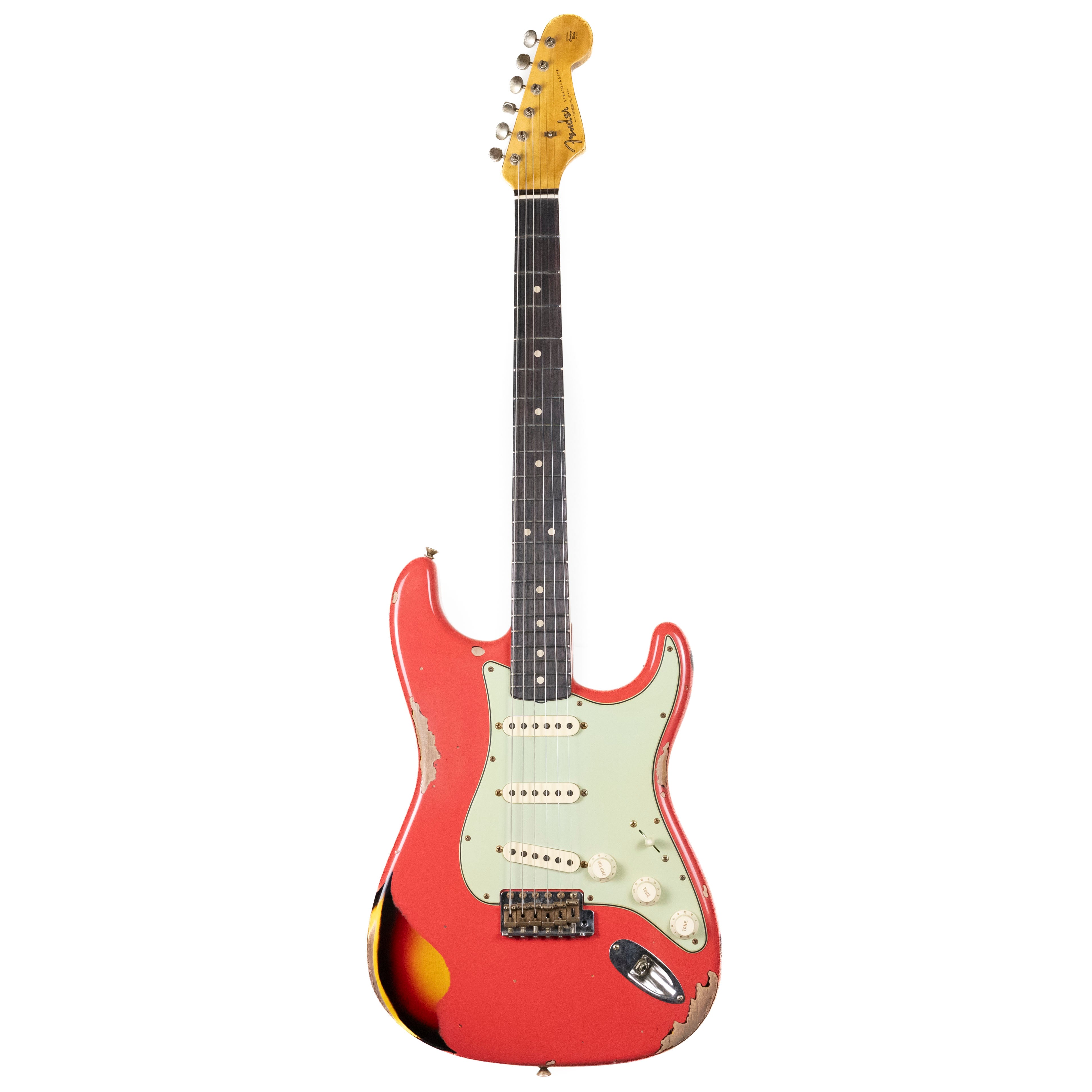 Fender Custom Shop 1962 Strat Fiesta Red Over Sunburst