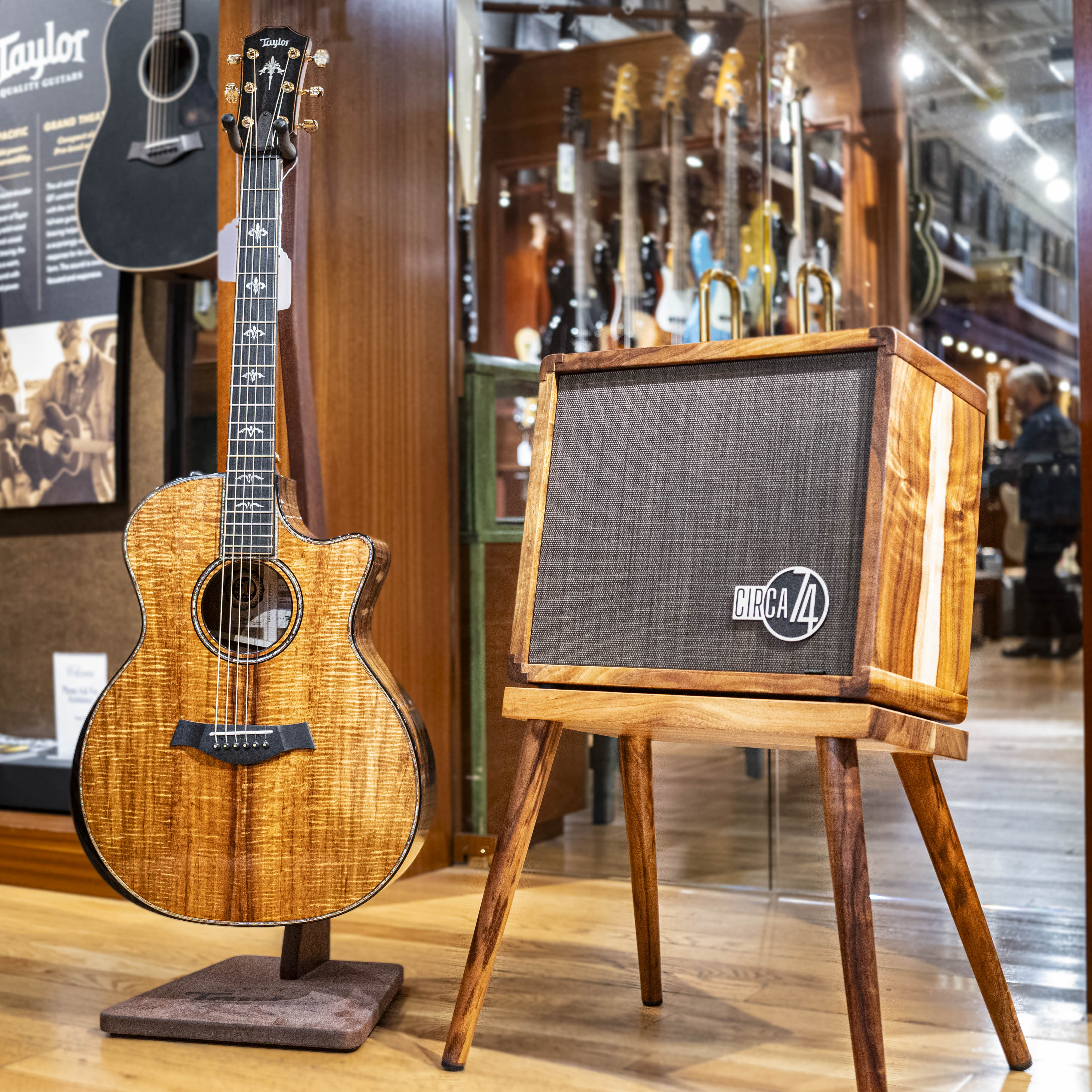 Taylor Builder's Edition 924ce-K 50th Anniversary + Circa 74 Koa Amplifier (Limited to 74)