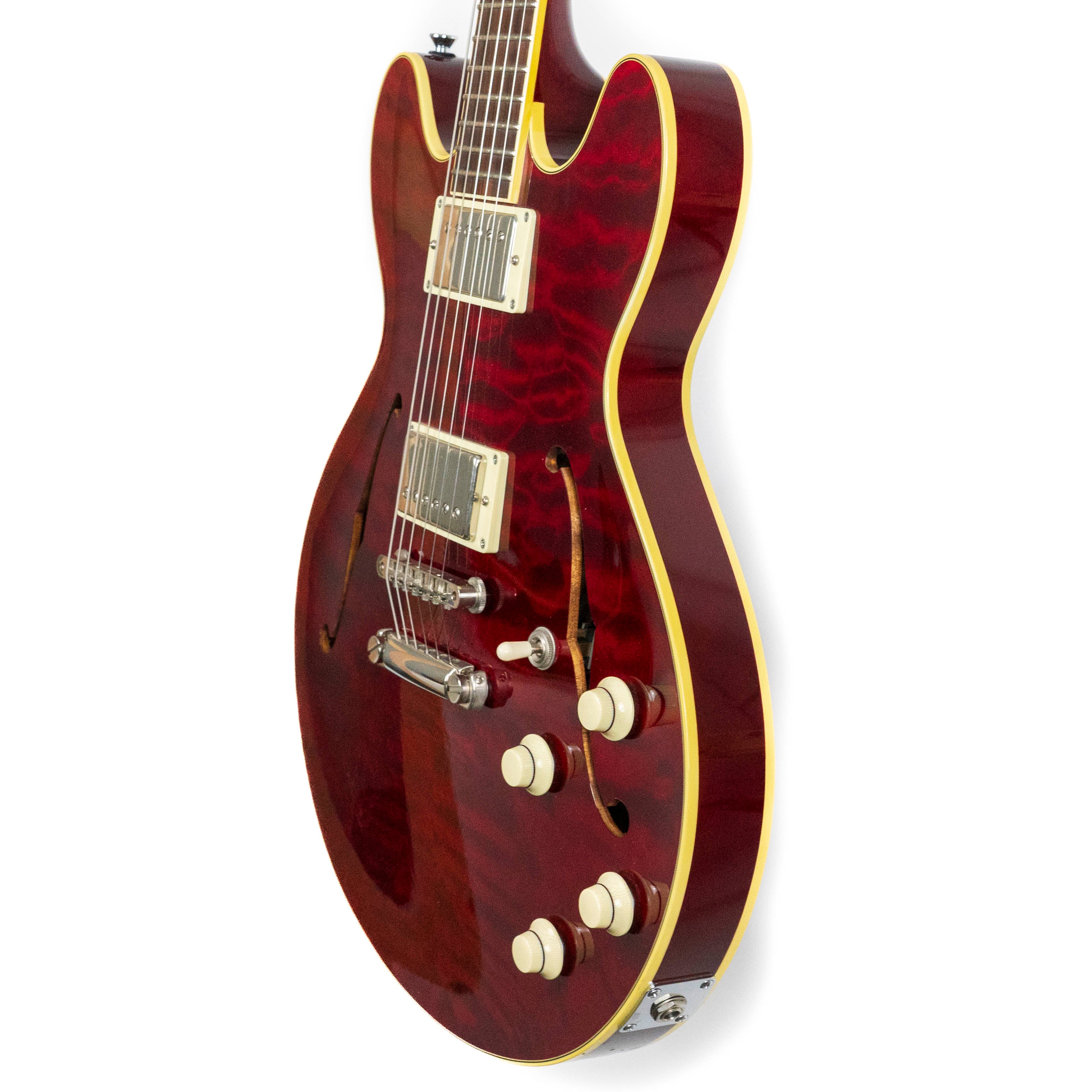 Collings 2006 I-35 DLX Cherry Premium Flame Maple Top