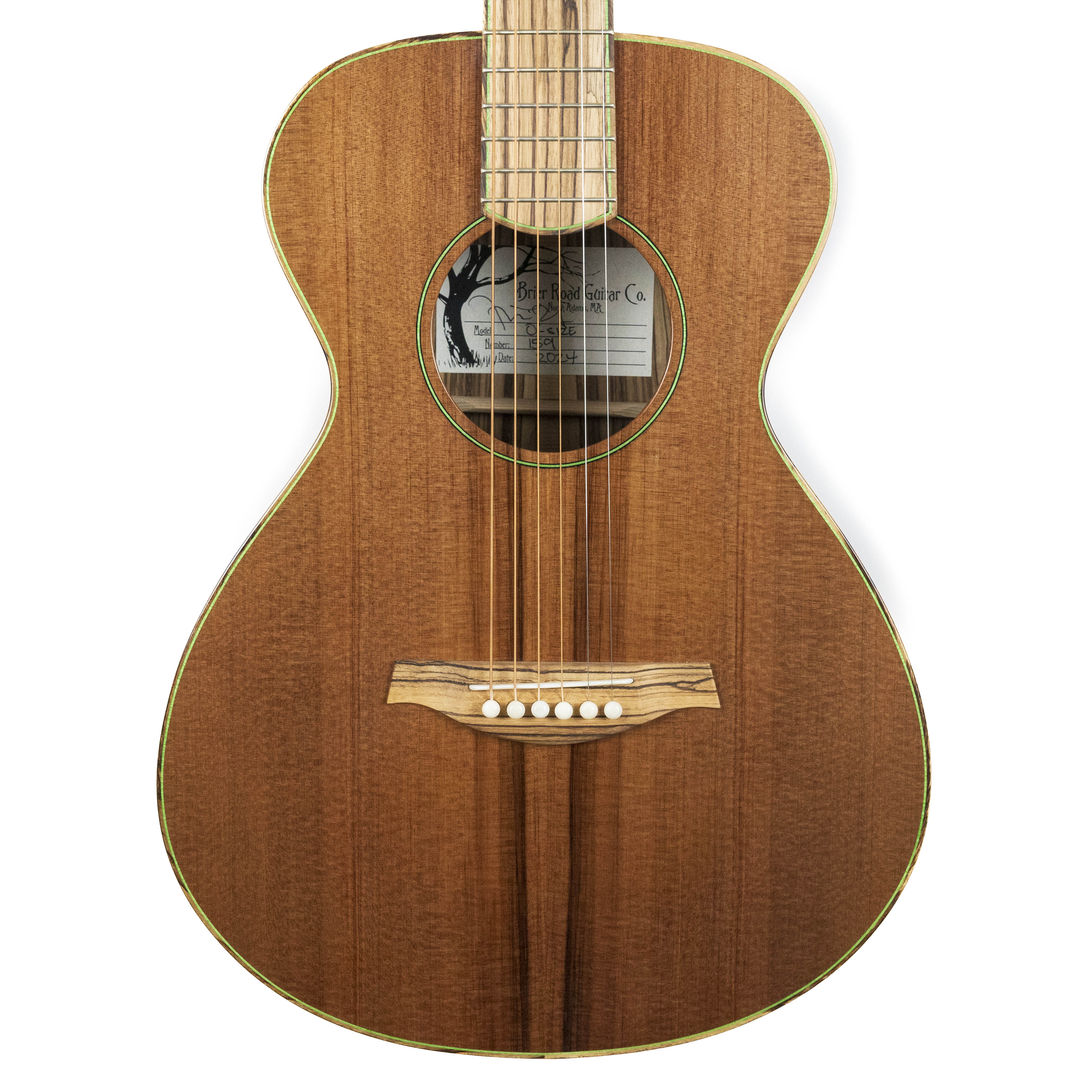 Brier Road 2024 Size 0 Sinker Redwood Top, Zebrawood #159