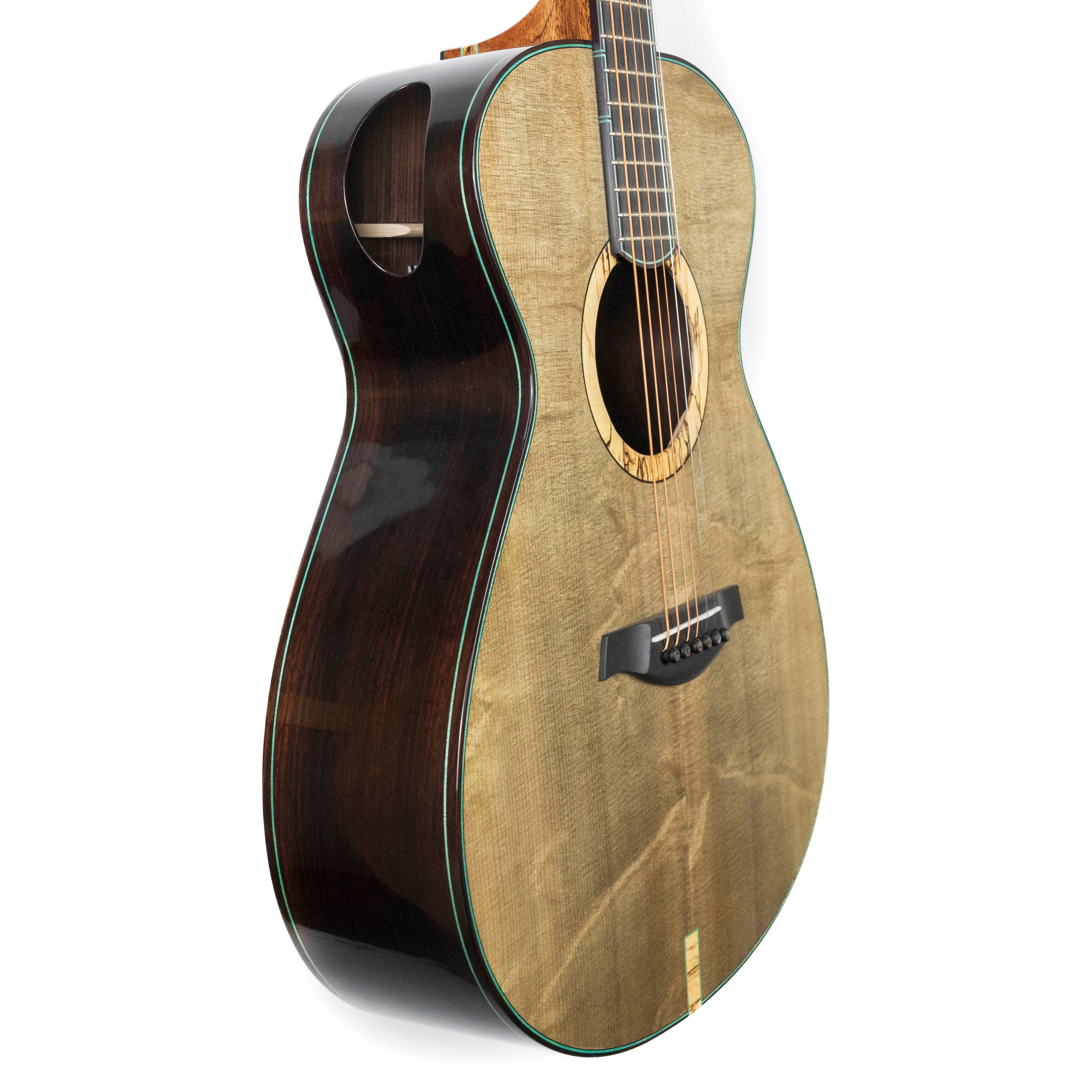 Brier Road 2024 OM Blue Float Log, Bearclaw Spruce Top #158