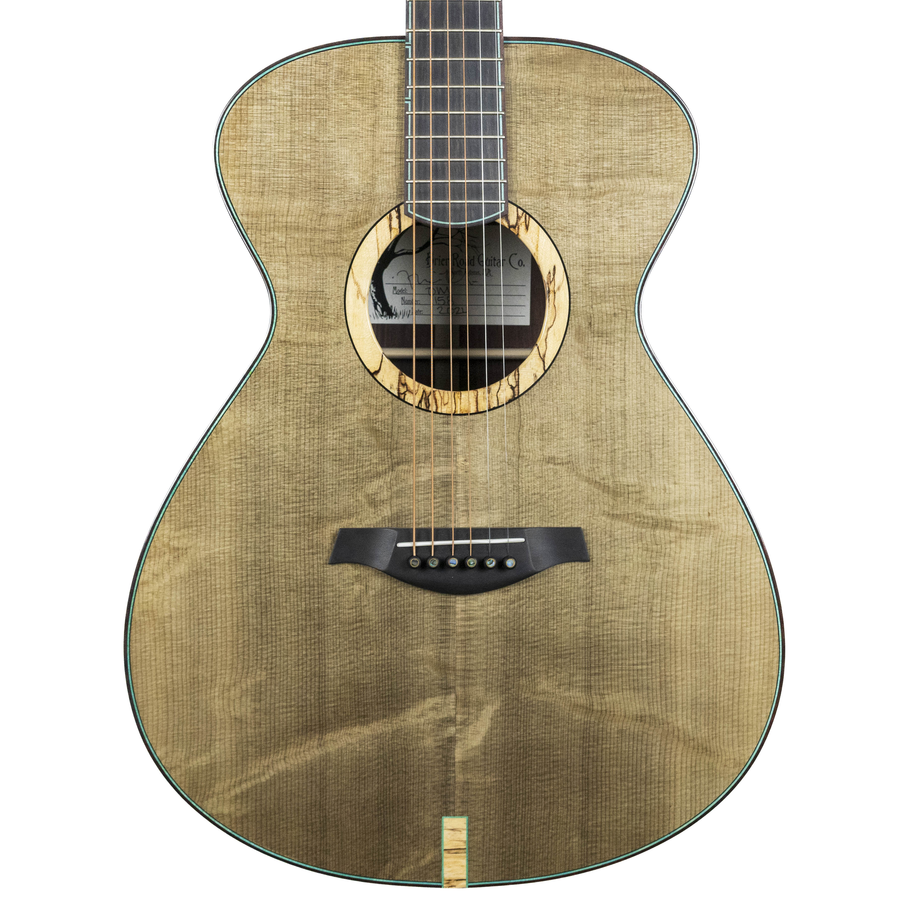 Brier Road 2024 OM Blue Float Log, Bearclaw Spruce Top #158