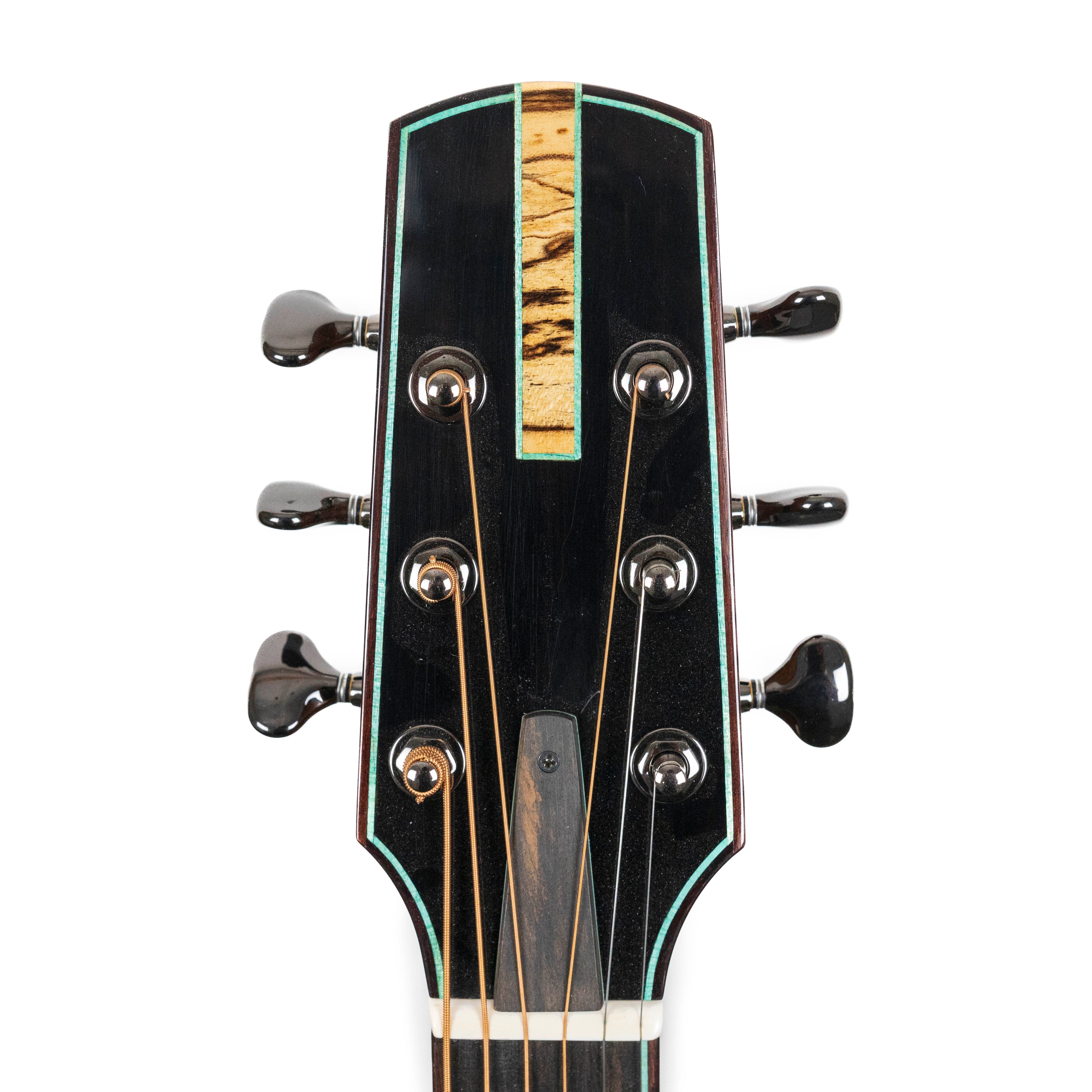 Brier Road 2024 OM Blue Float Log, Bearclaw Spruce Top #158