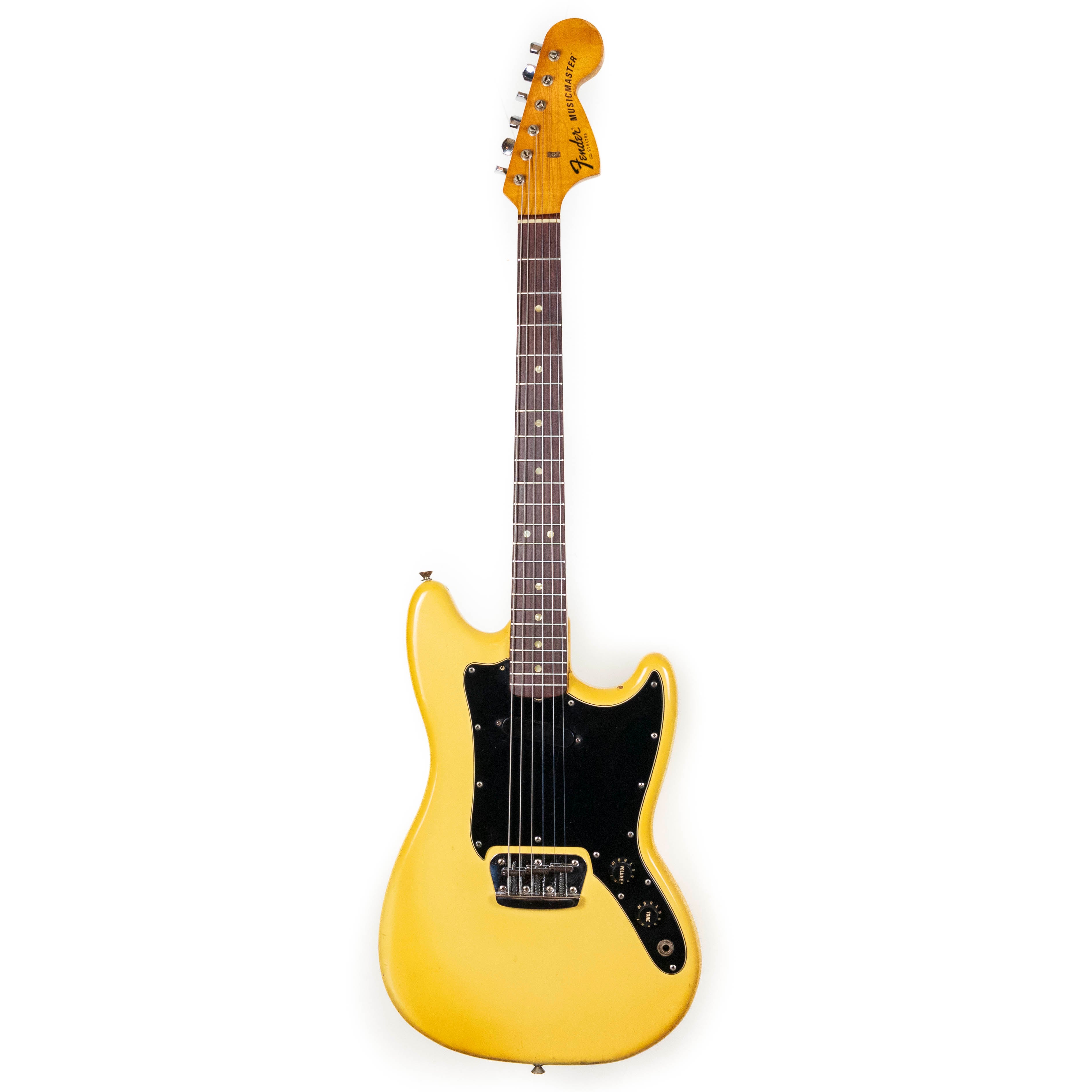 Fender 1977 Musicmaster, White — Rudy's Music