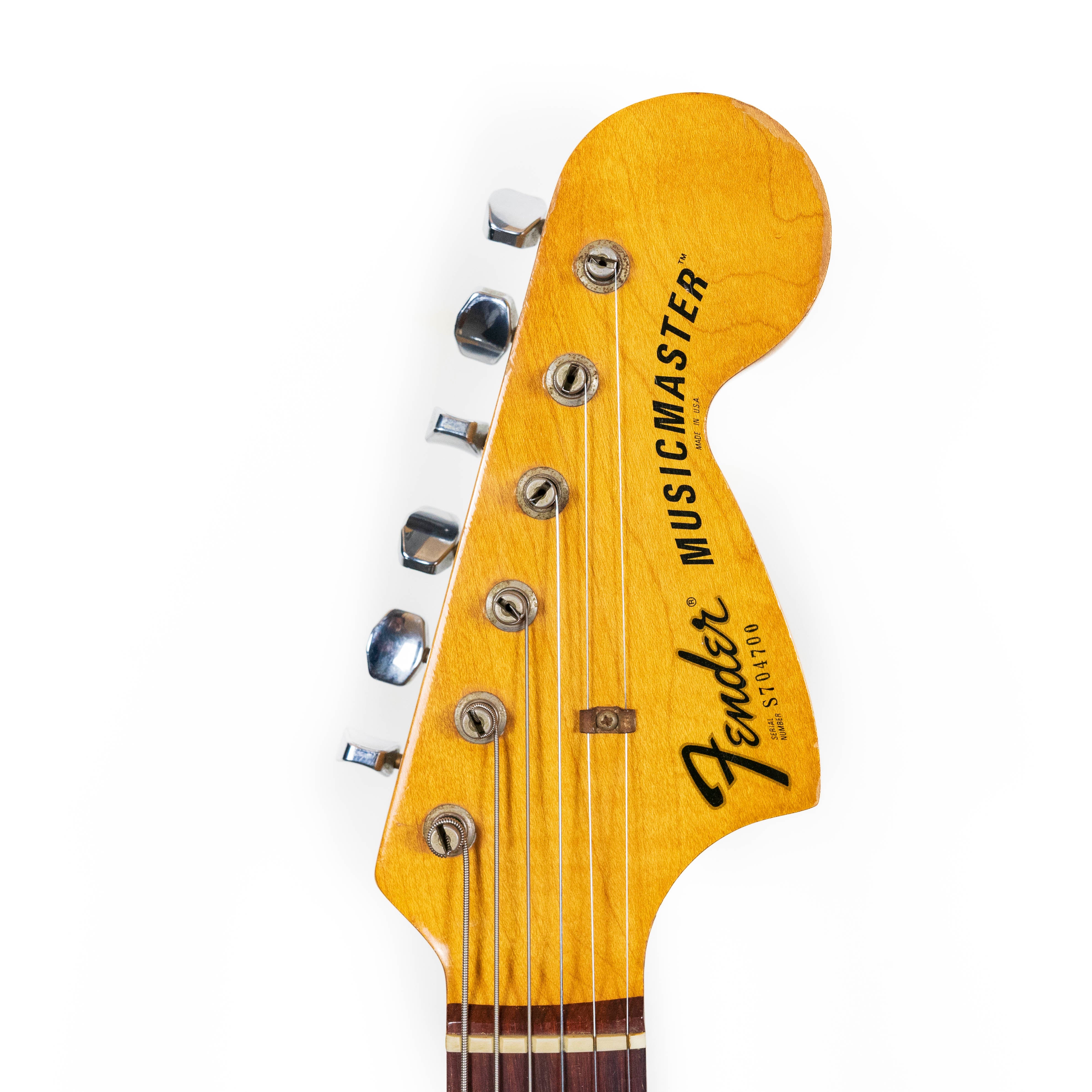 Fender 1977 Musicmaster, White — Rudy's Music