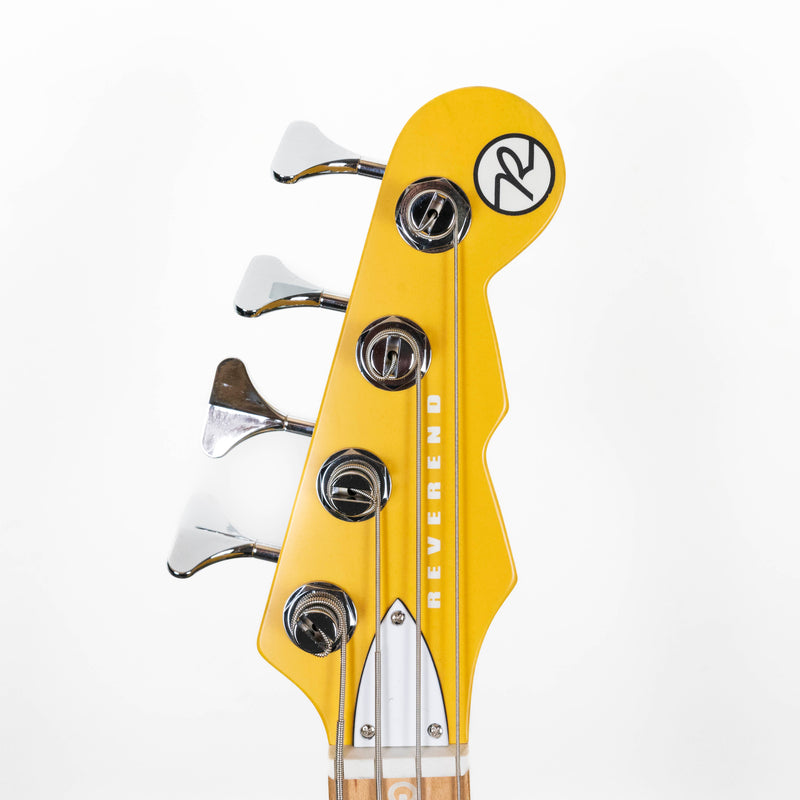 Reverend Mike Watt Wattplower 2, Satin Watt Yellow with Case