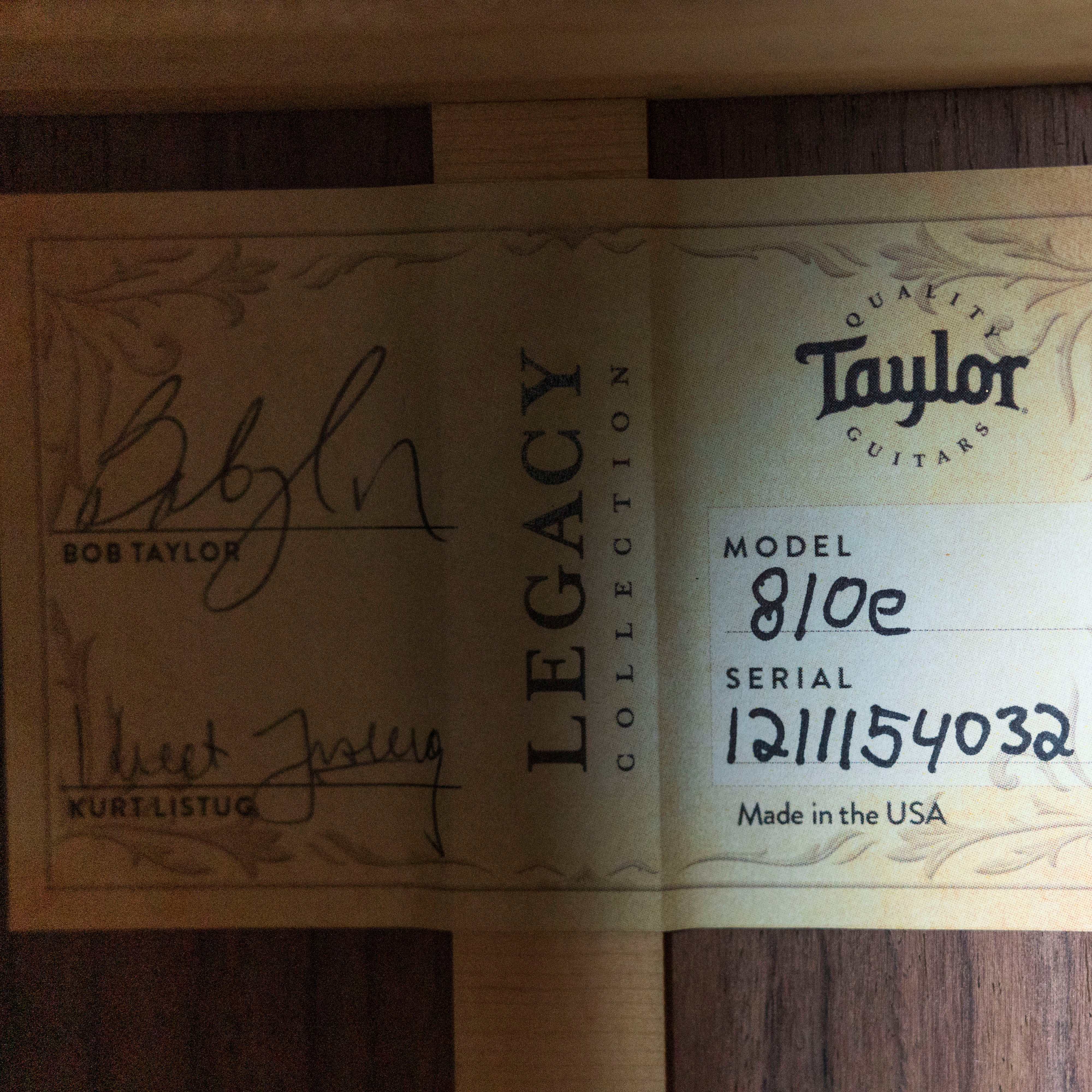 Taylor Legacy 810e