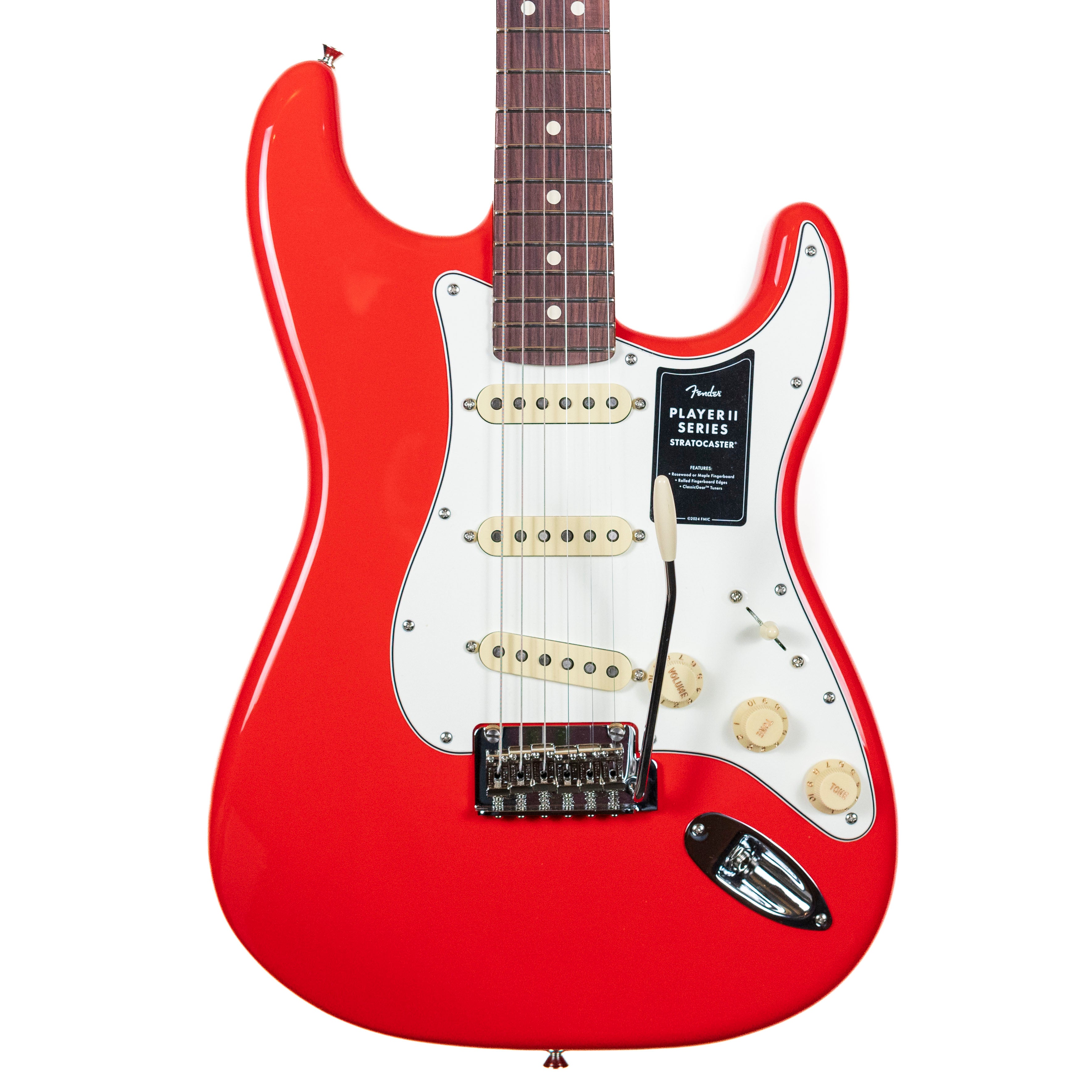 Fender Player II Stratocaster, Coral Red — Rudy's Music