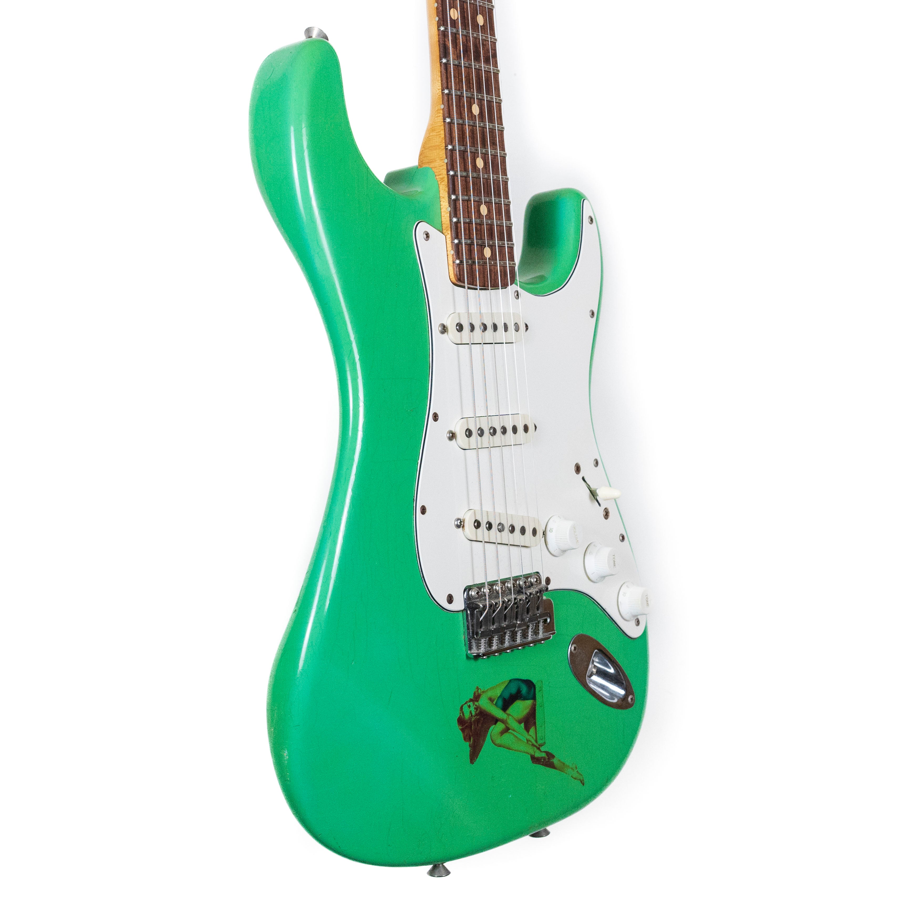 Schecter 1983 Strat-Style Seafoam Green, Owned by Jack Sonni (played at Live Aid 1985 concert)