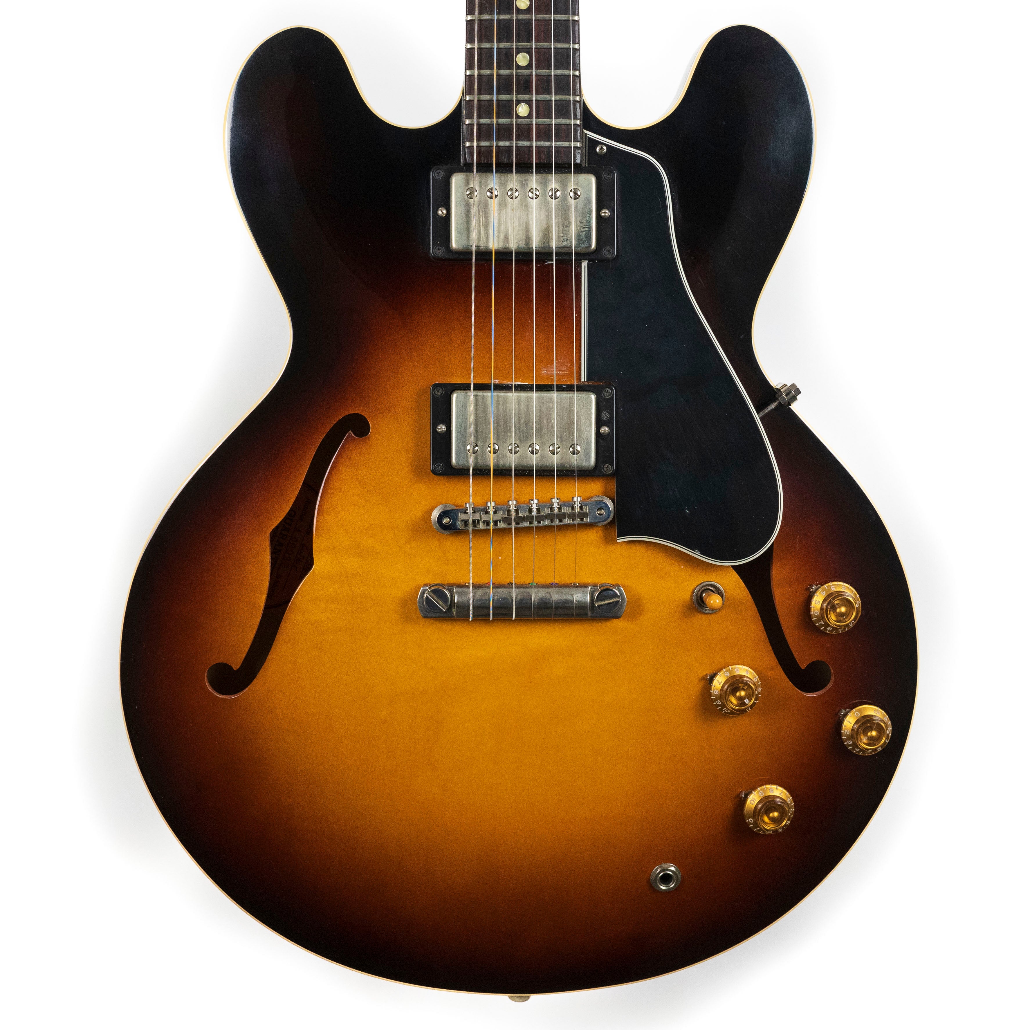 Gibson 2016 Memphis '58 ES-335 Dot Reissue VOS Sunburst — Rudy's Music