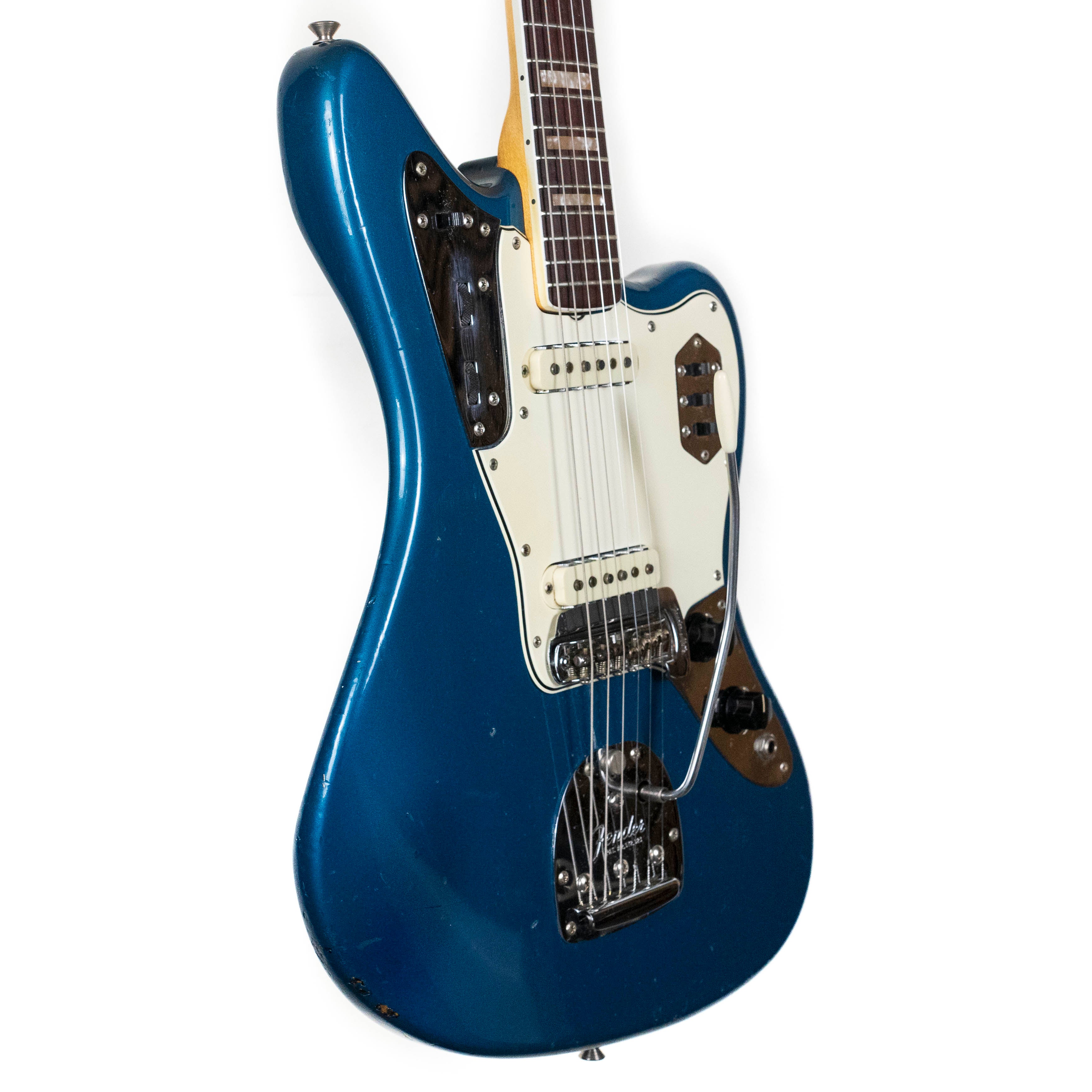 Fender 1966 Jaguar, Lake Placid Blue — Rudy's Music