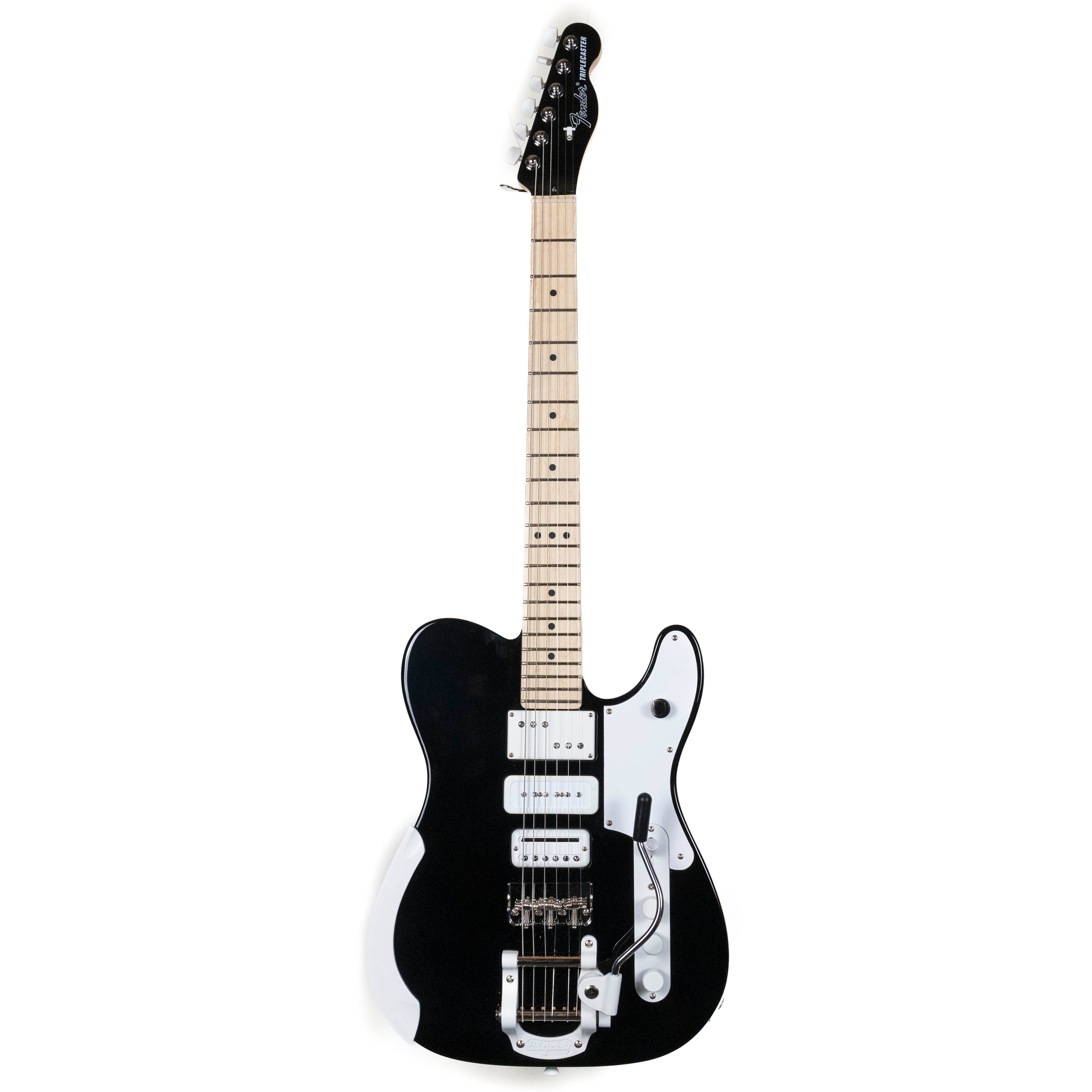 Fender Jack White Triplecaster, Black — Rudy's Music