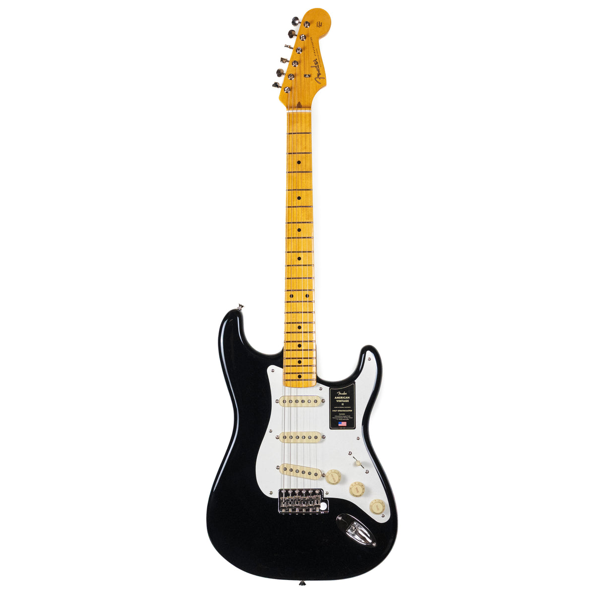 Fender American Vintage II 1957 Stratocaster, Black — Rudy's Music