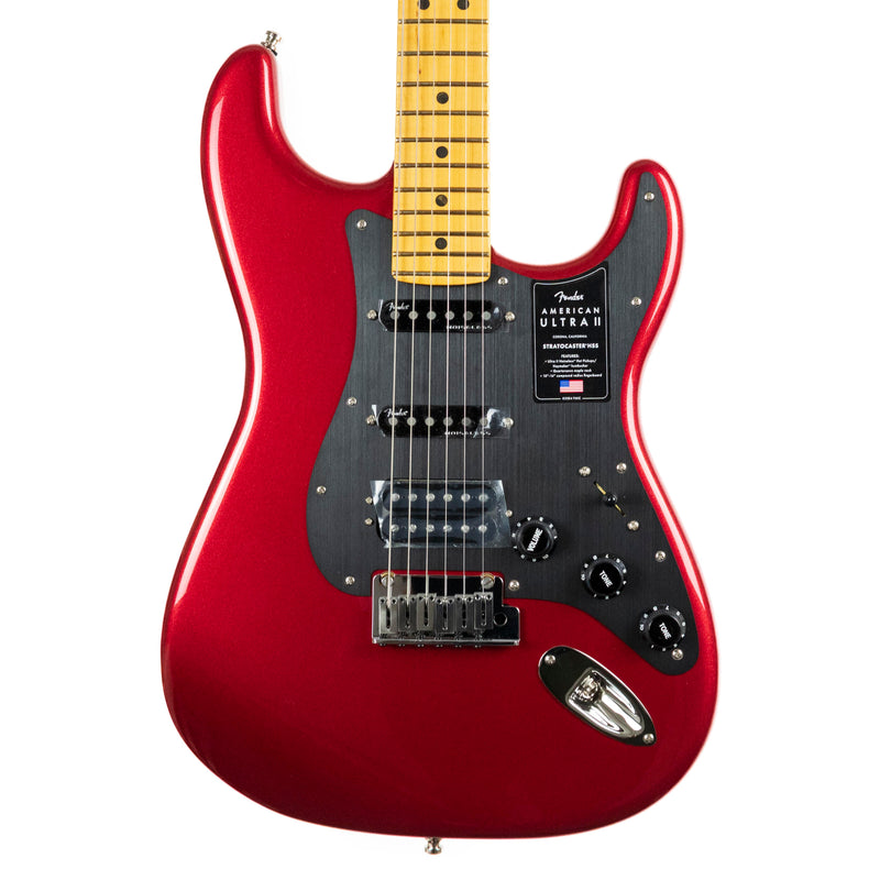 Fender American Ultra II Stratocaster HSS, Sinister Red