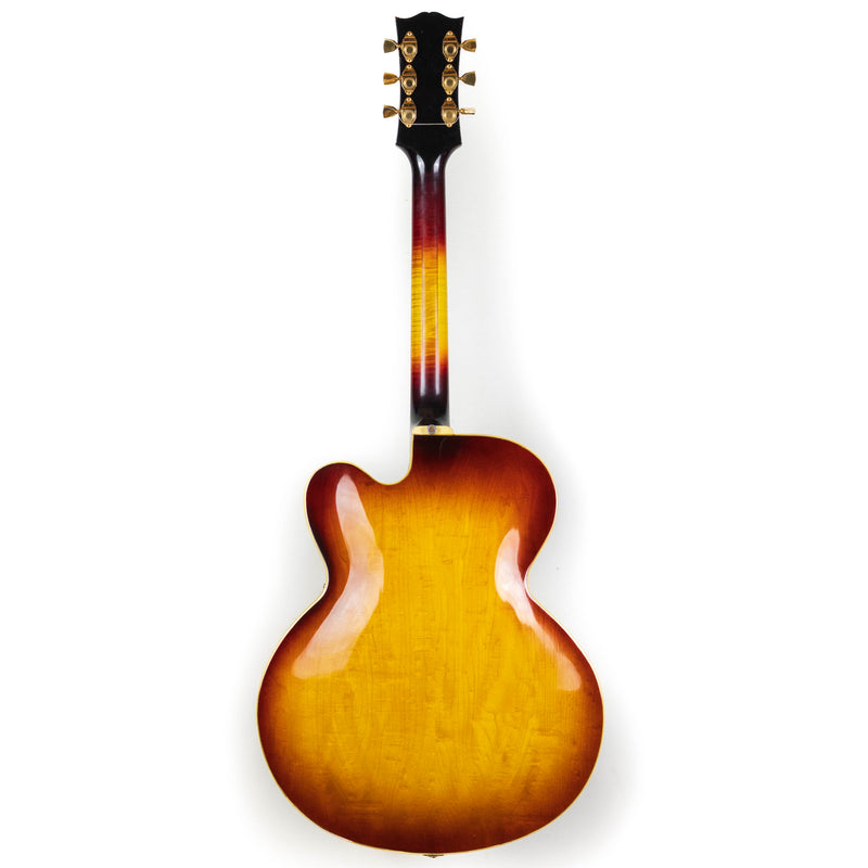 Chitarra Elettrica Johnny A Jazz MYY - Corpo Semivuoto In Mogano, Fatta A Mano, Sunburst, Spedizione Gratuita - Foto 3