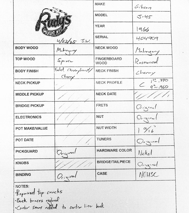 Gibson 1966 J-45