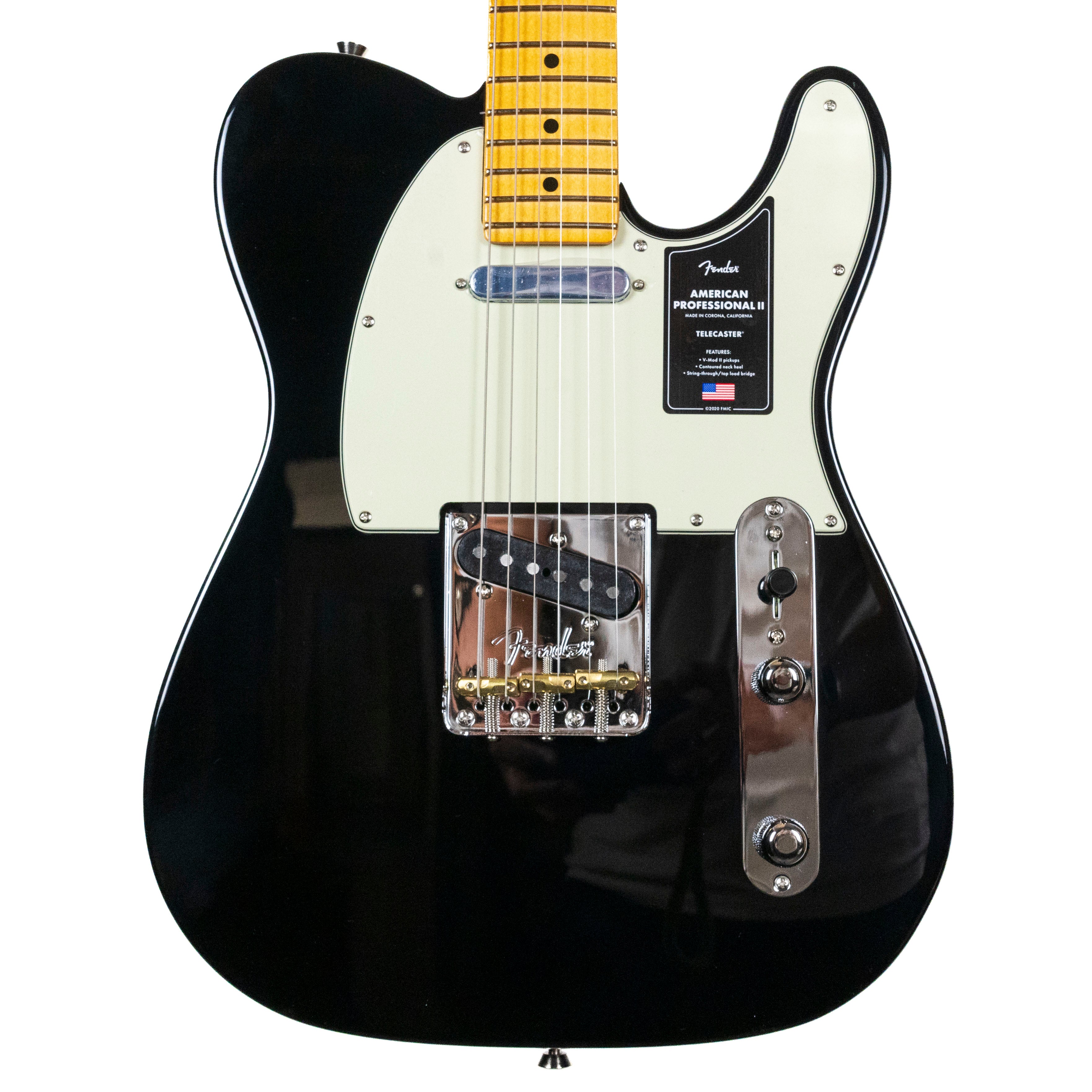 Fender American Professional II Telecaster Maple Neck Black