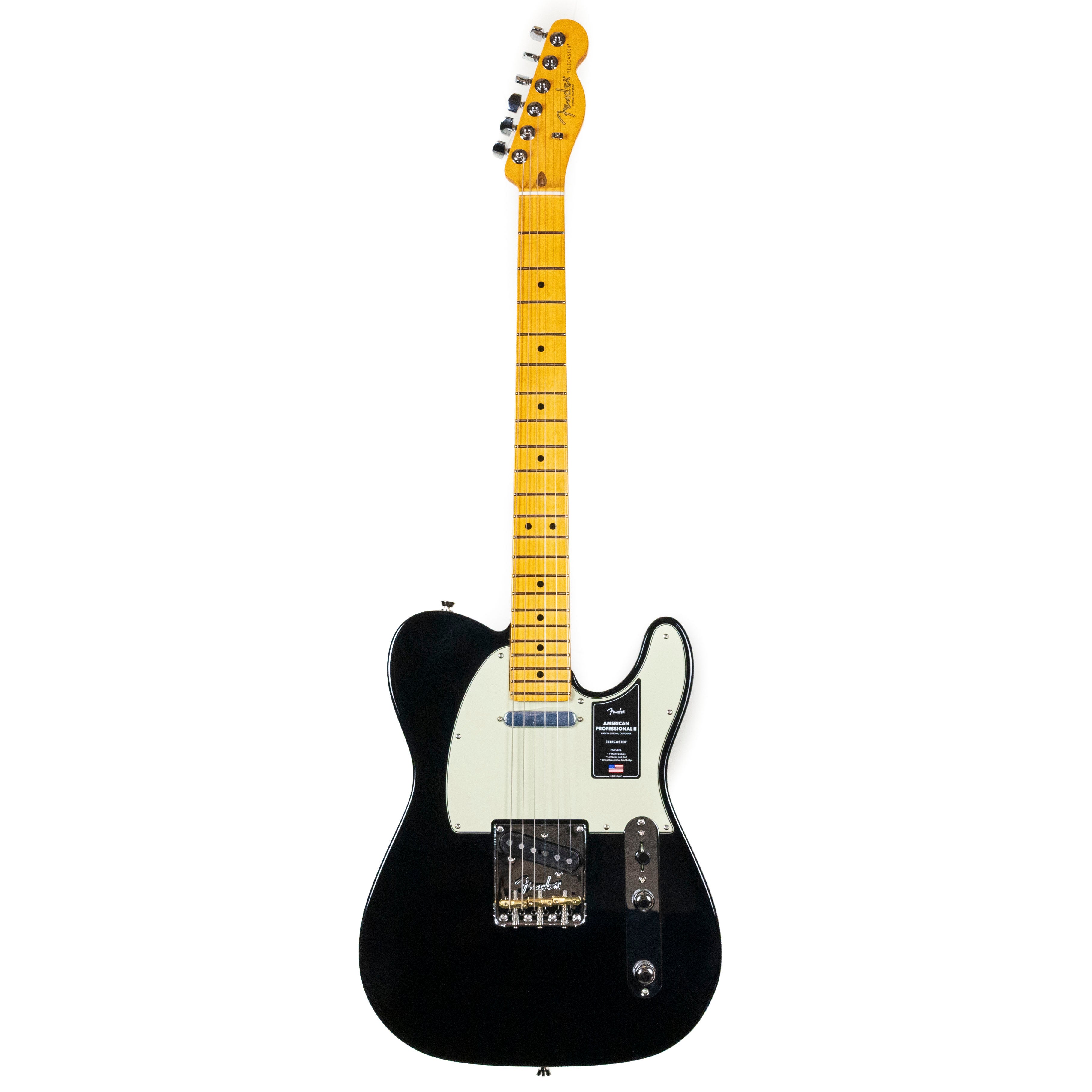 Fender American Professional II Telecaster Maple Neck Black