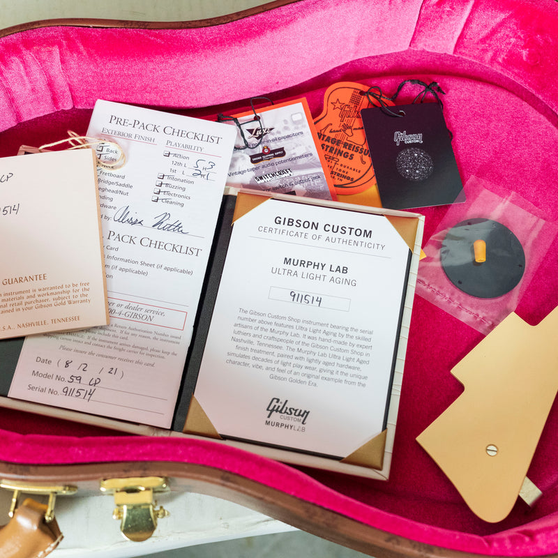 Gibson 2021 R9 Murphy Ultra Light Aged, Southern Fade Burst