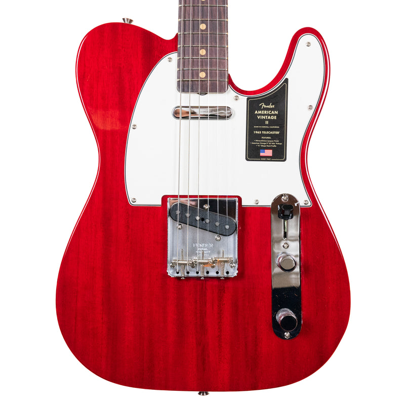 Fender American Vintage II 1963 Telecaster, Crimson Red Transparent