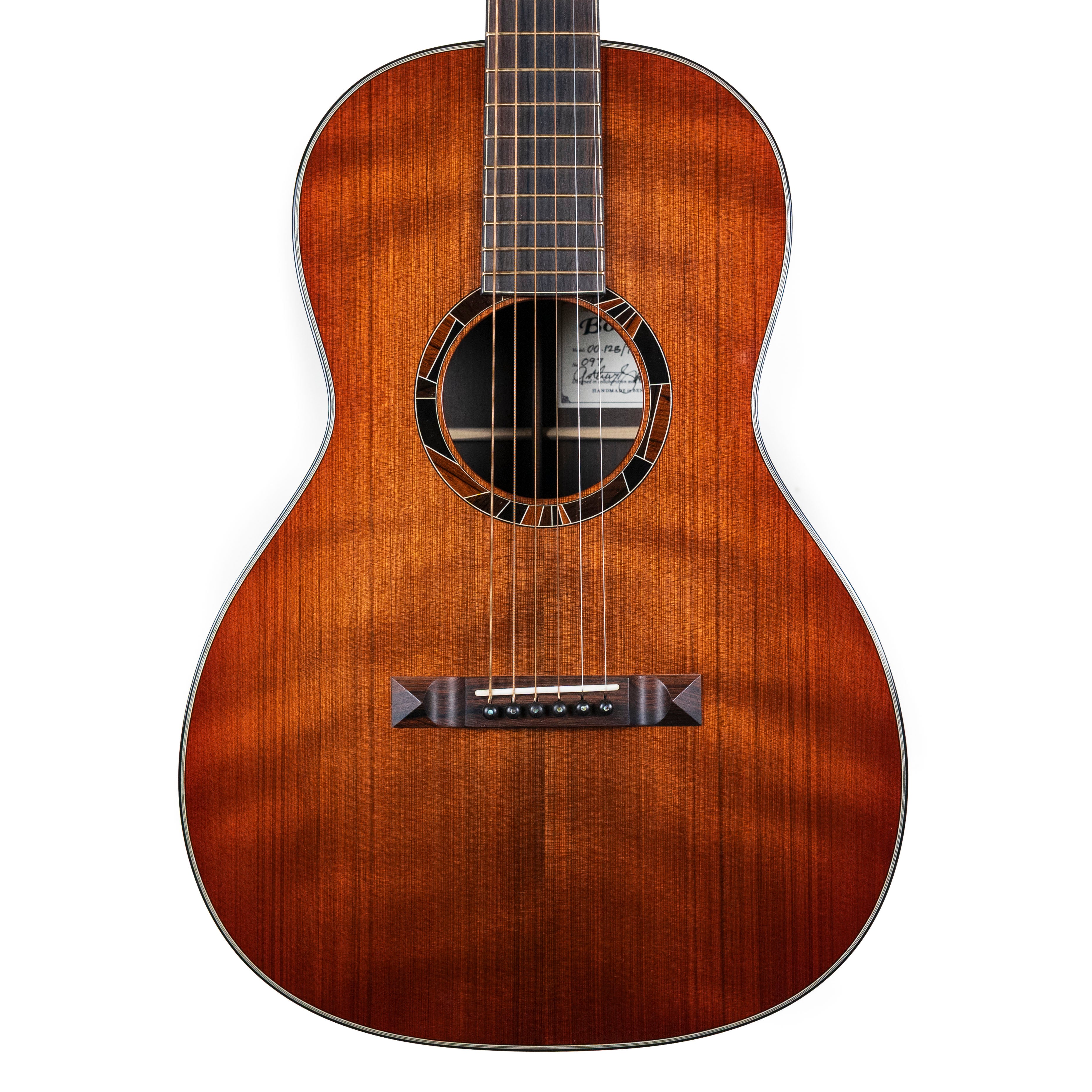 Boswell 00-12B Brazilian Rosewood, Figured Tunnel 13 Redwood Top
