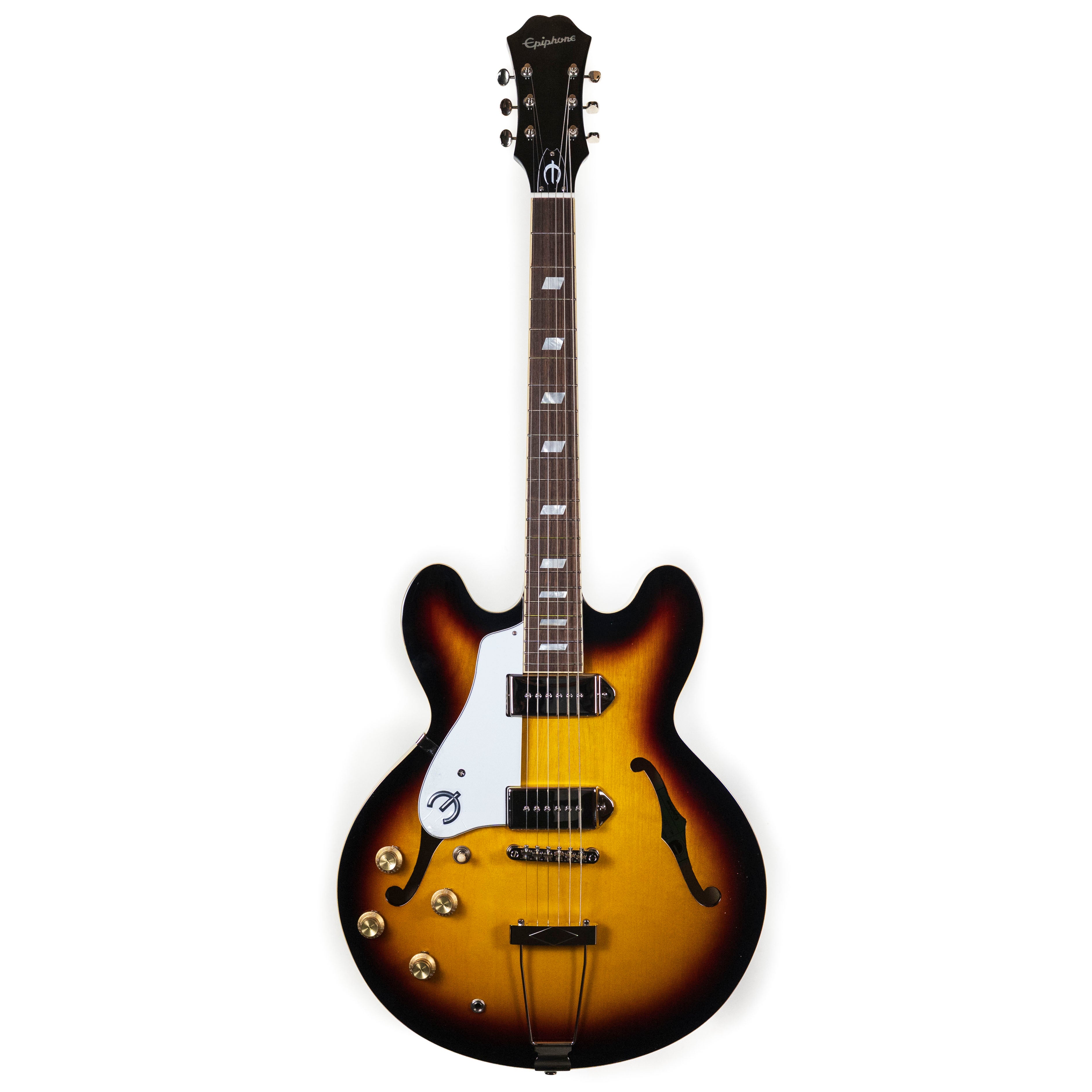 Epiphone Casino, (Left-handed) Vintage Sunburst — Rudy's Music