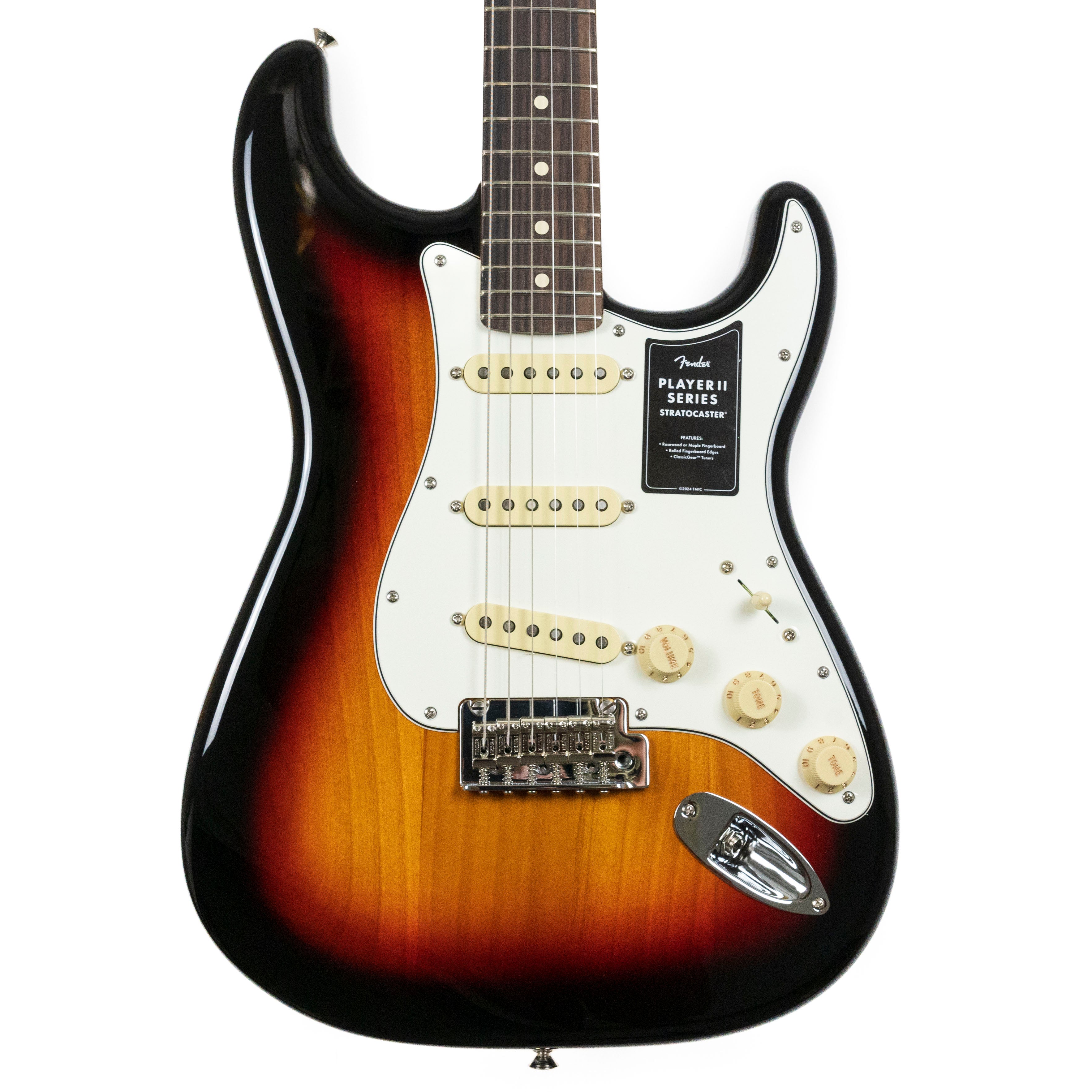 Fender Player II Stratocaster, 3-Color Sunburst