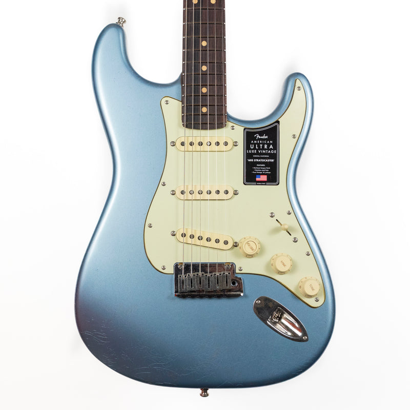 Fender American Ultra Luxe Vintage '60s Stratocaster, Ice Blue Metallic