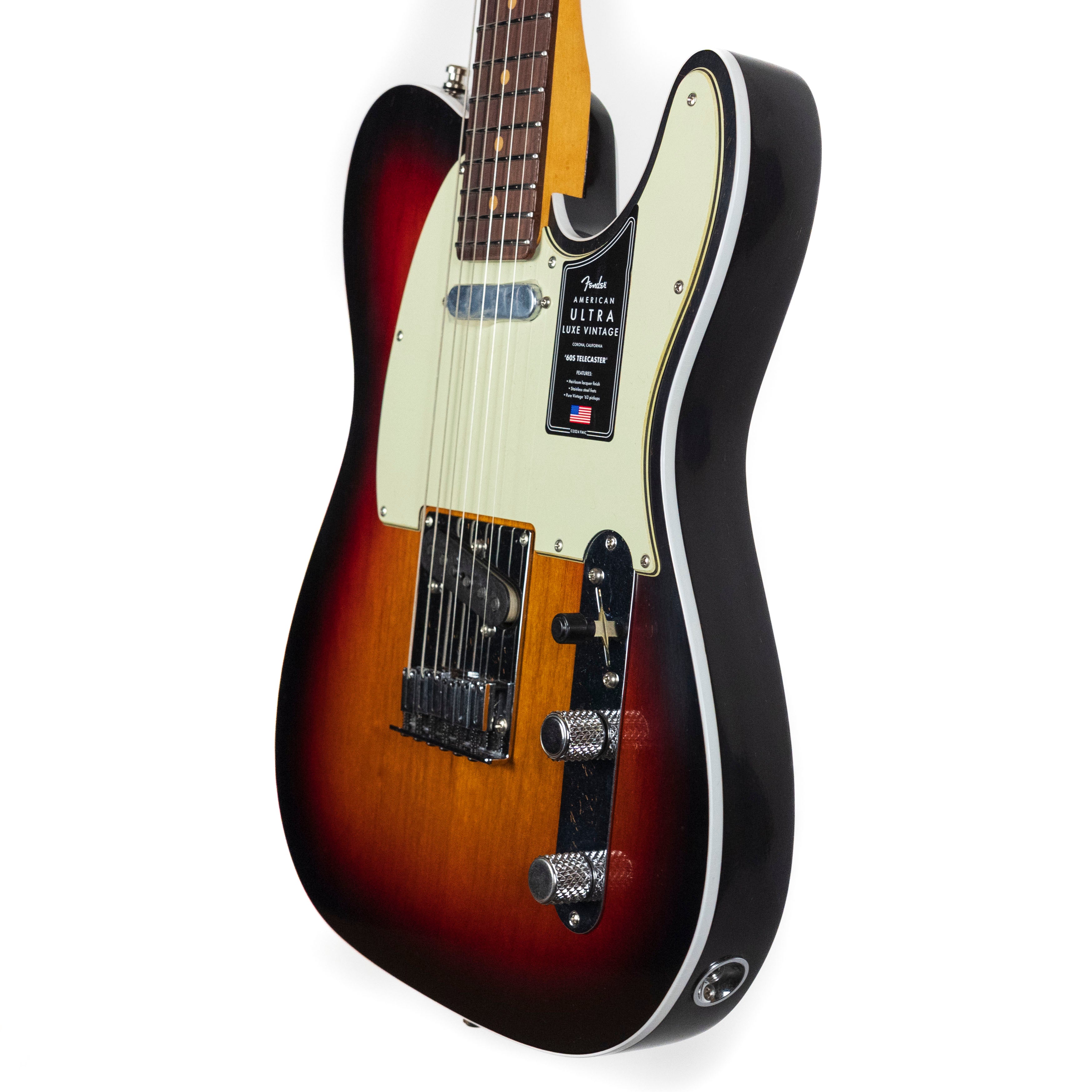 Fender American Ultra Luxe Vintage '60s Telecaster Custom, 3-Color Sunburst