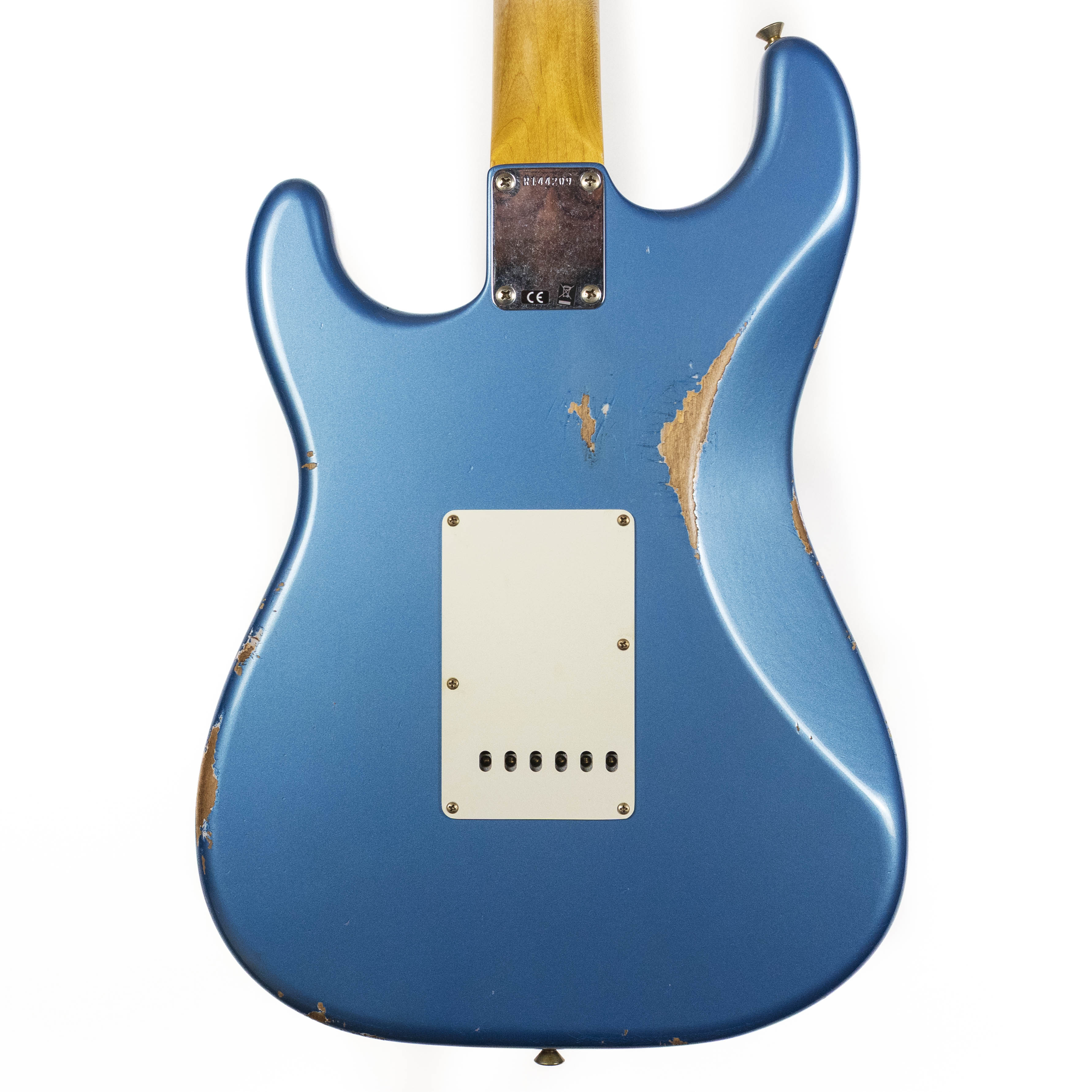 Fender Custom Shop 1965 Strat, Relic Lake Placid Blue — Rudy's Music
