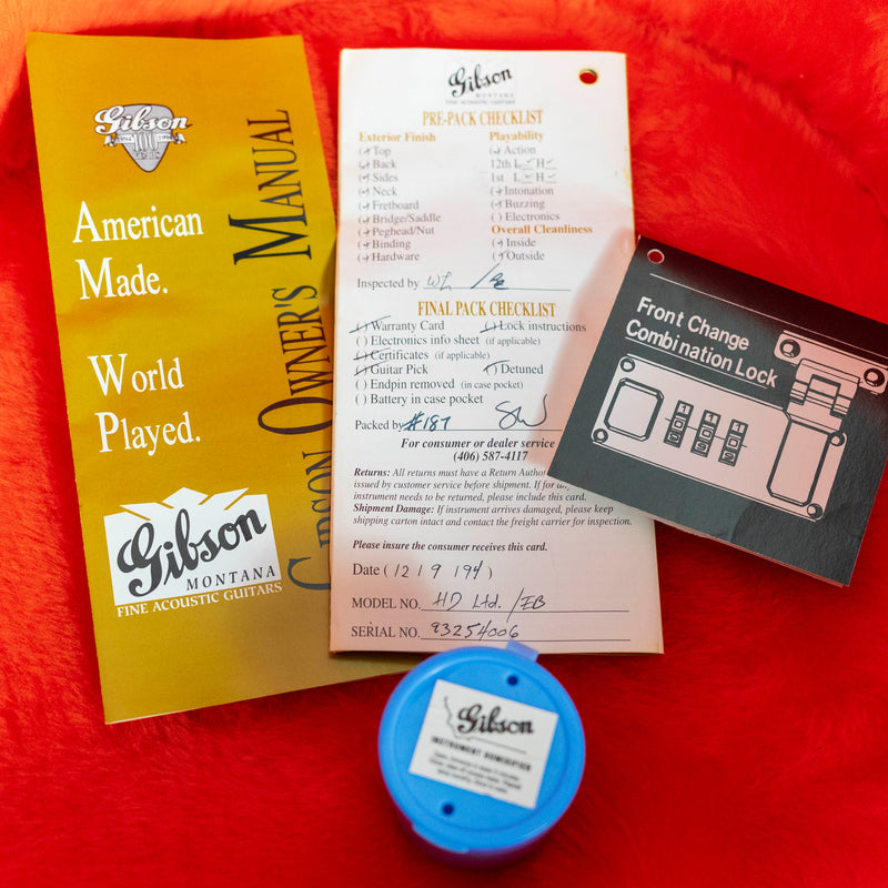 Gibson 1994 Harley Davidson J-185, #672 of 1500