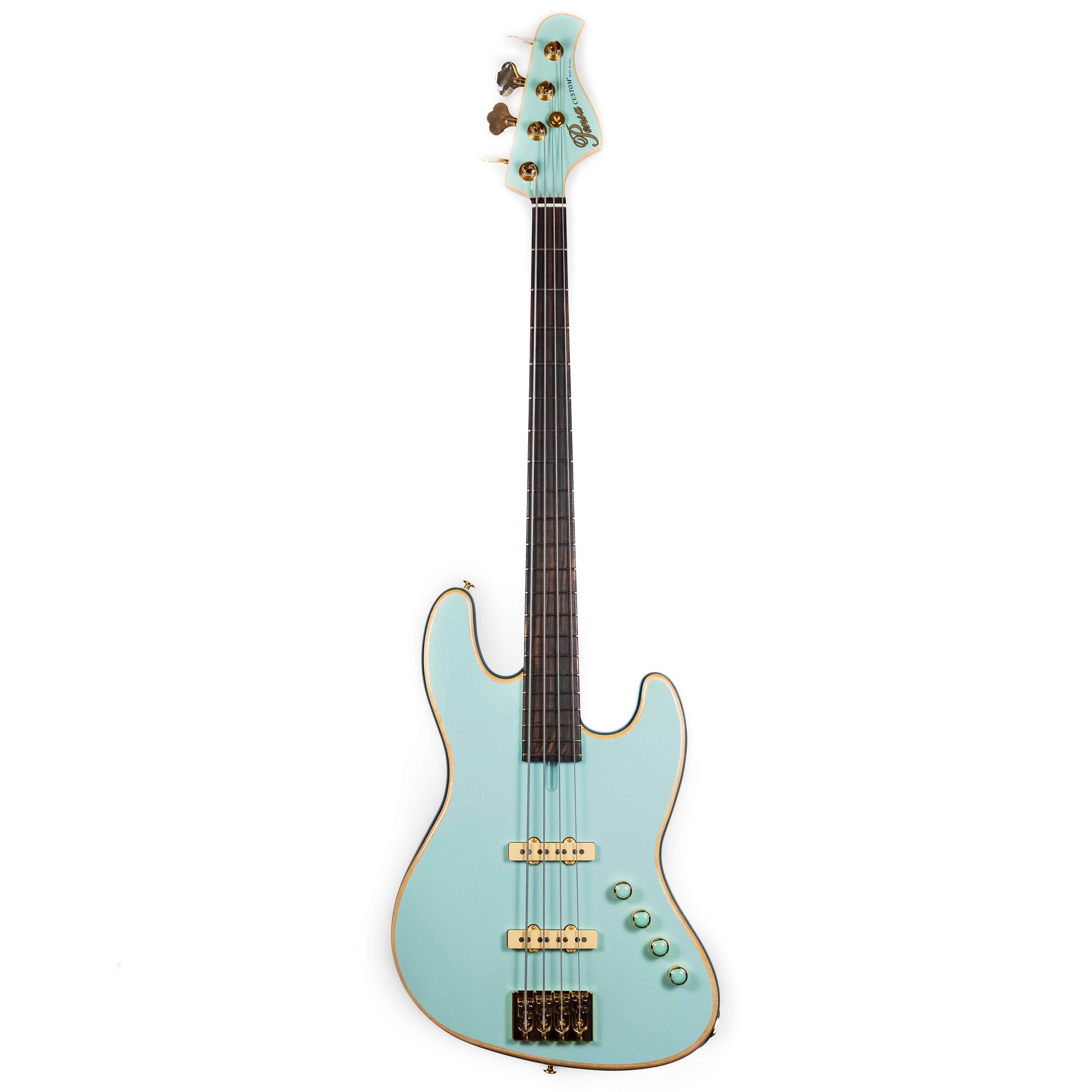 Pensa J-4 Bass, Daphne Blue #1274