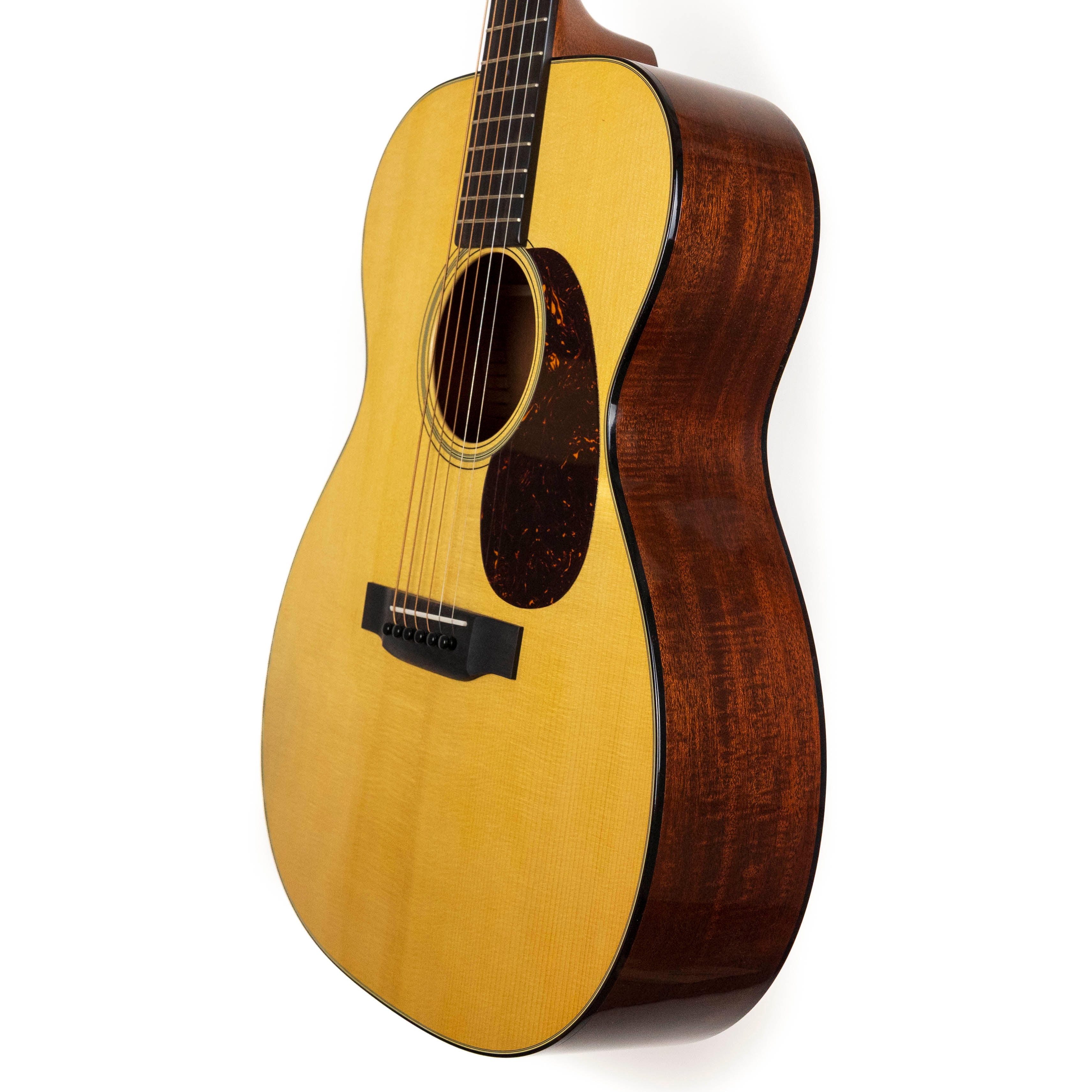 Martin 2021 Custom Shop OM, Adirondack Top / Flame Mahogany B&S